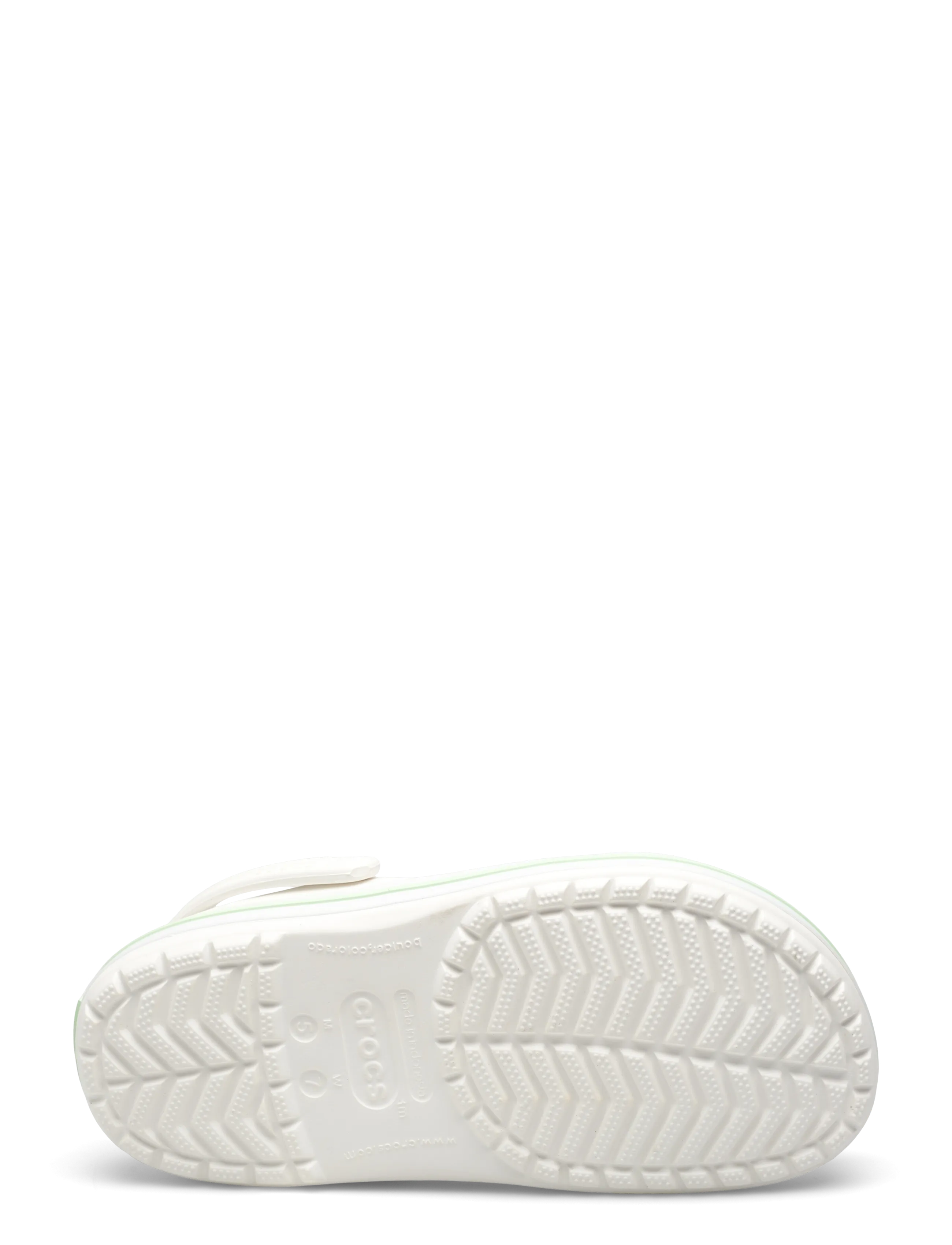 Crocs - Crocband - män - white/serene green - 4