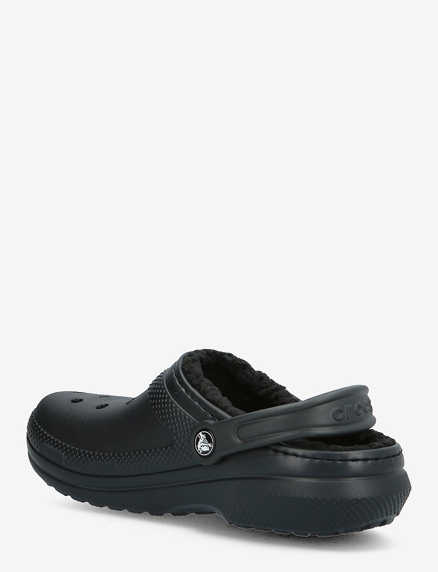 Crocs - Classic Lined Clog - pantoletten & clogs - black/black - 2