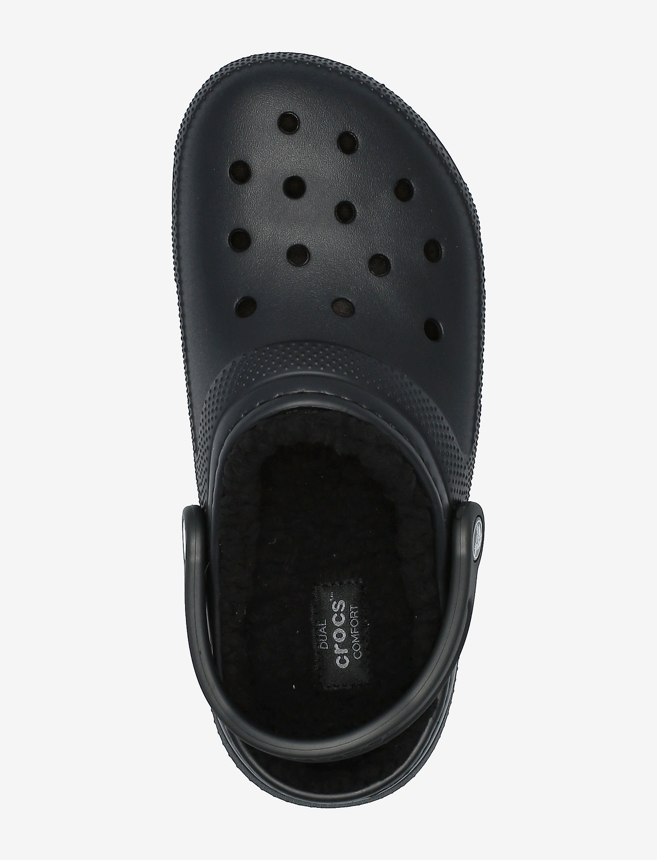 Crocs - Classic Lined Clog - flade mules - black/black - 3