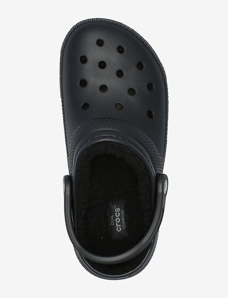 Crocs - Classic Lined Clog - pantoletten & clogs - black/black - 3
