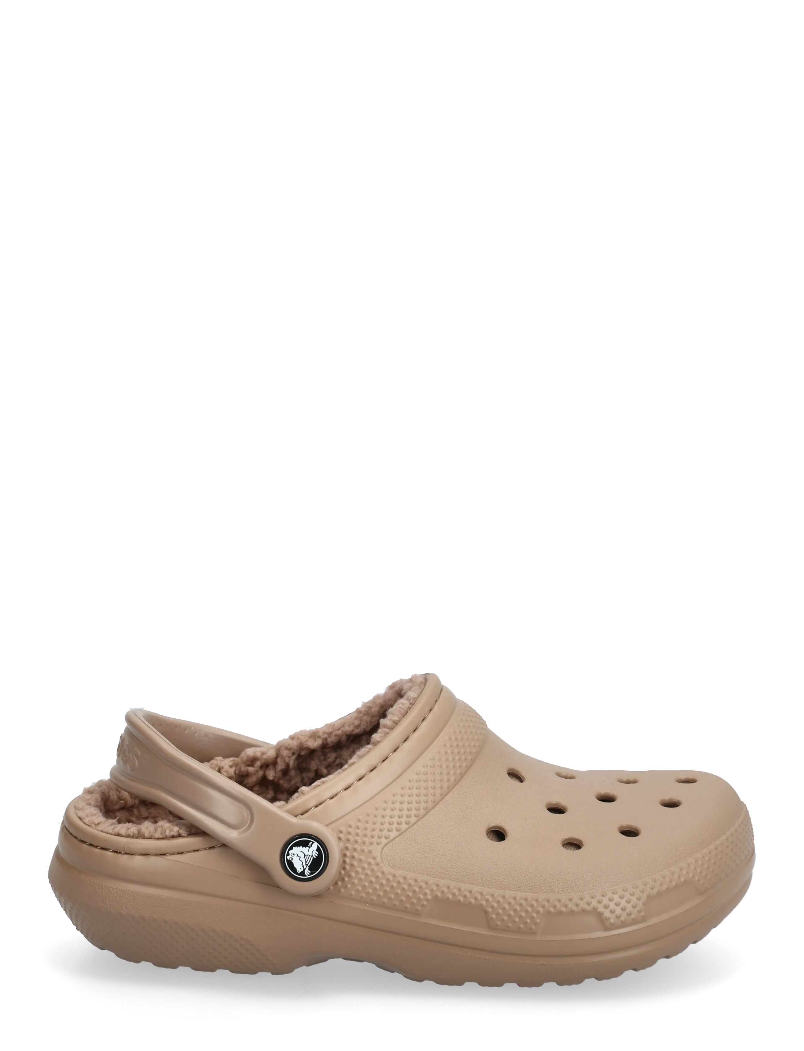 Crocs - Classic Lined Clog - kontsata muula-stiilid jalanõud - latte - 1