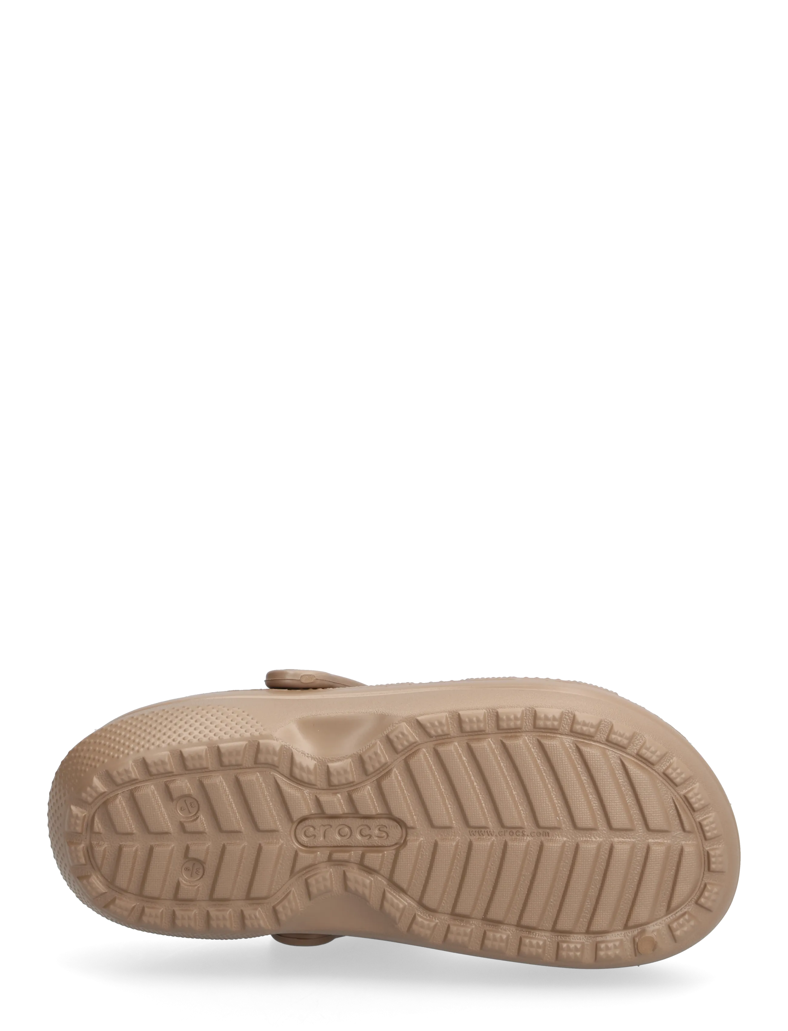 Crocs - Classic Lined Clog - kontsata muula-stiilid jalanõud - latte - 4
