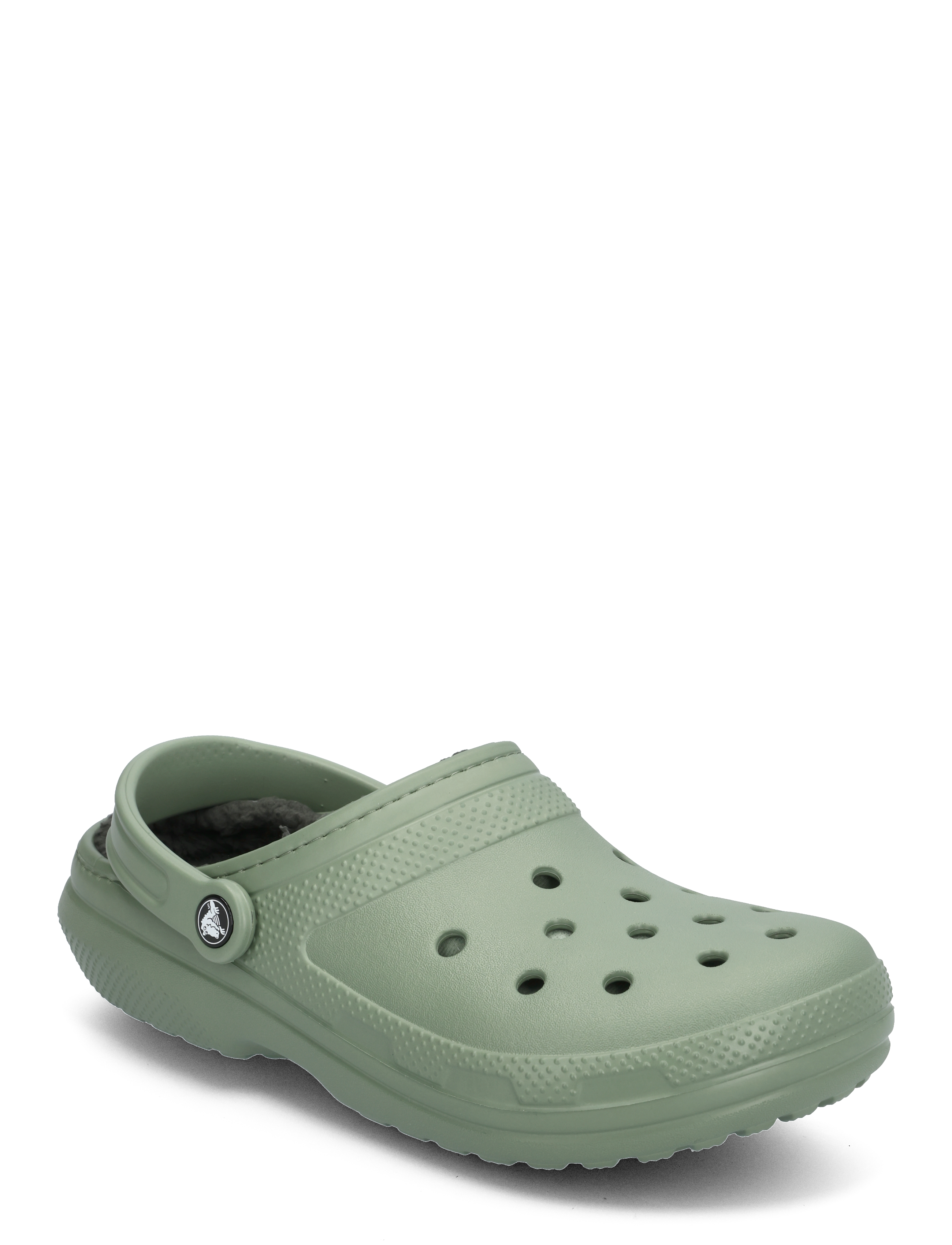 Crocs Classic Lined Clog, 36/37, Schuhe, Grün - Mules & Clogs, Frauen