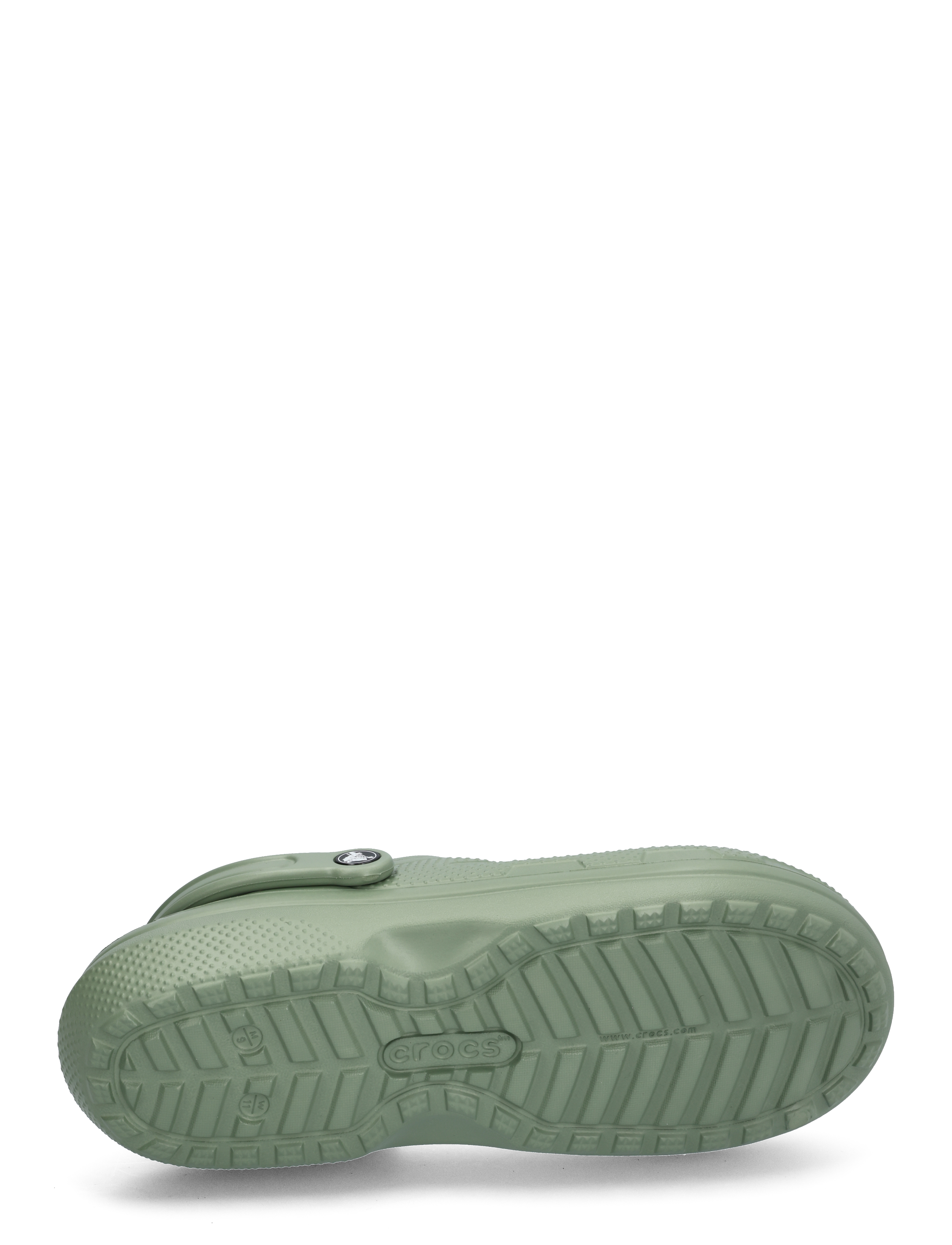 Crocs - Classic Lined Clog - flache pantoletten - moss/multi - 4
