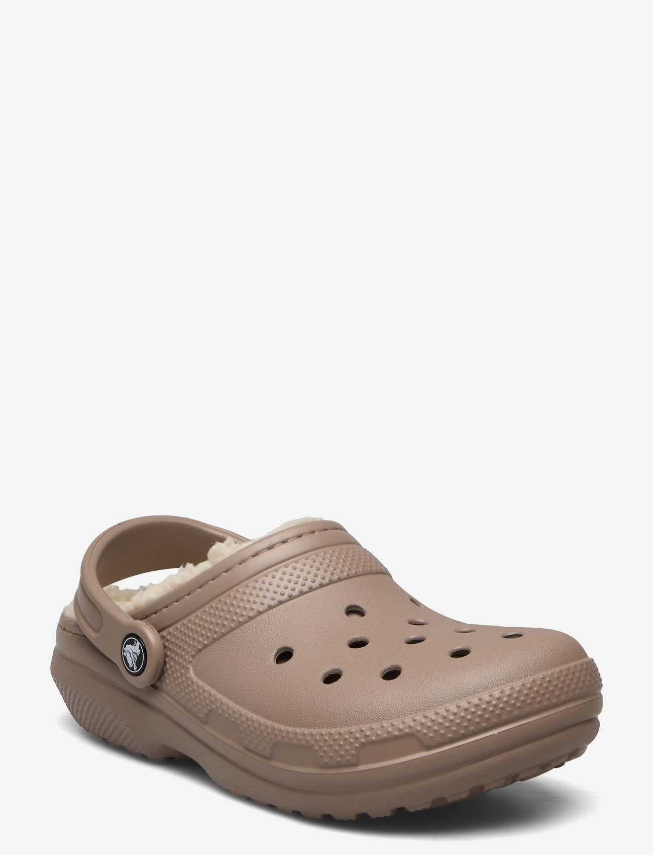 Crocs - Classic Lined Clog - flade mules - mushroom/bone - 0