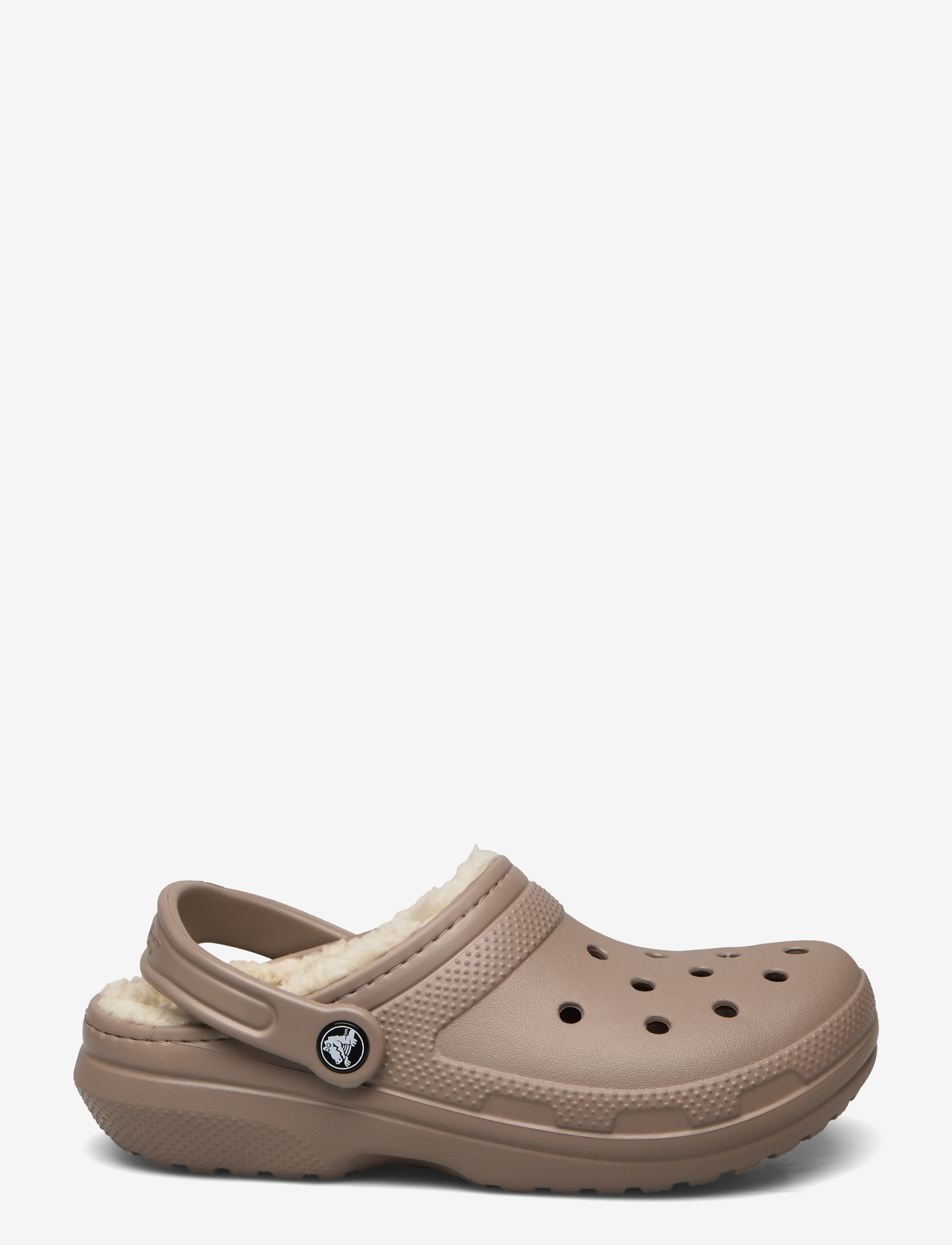Crocs - Classic Lined Clog - flade mules - mushroom/bone - 1
