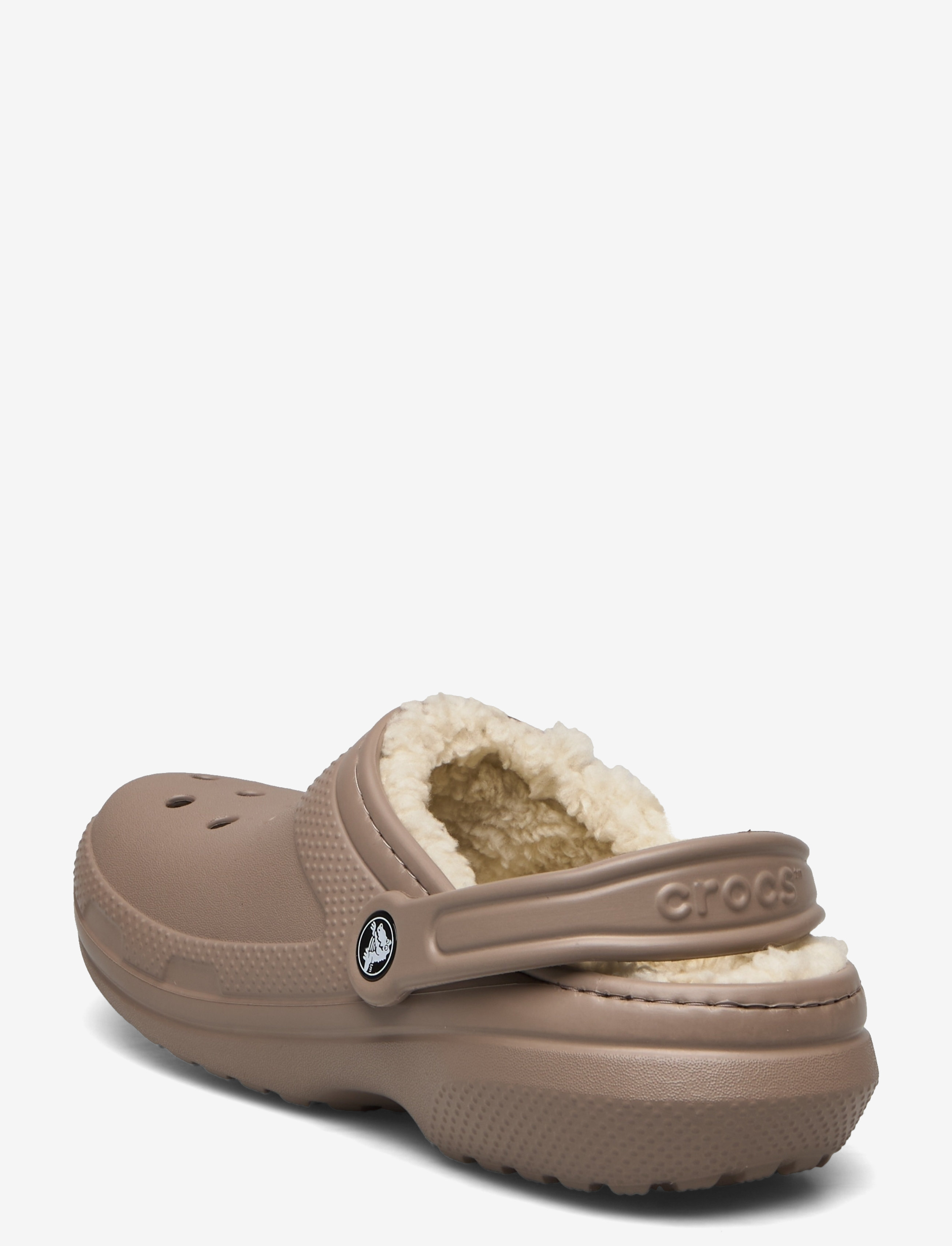 Crocs - Classic Lined Clog - flade mules - mushroom/bone - 2