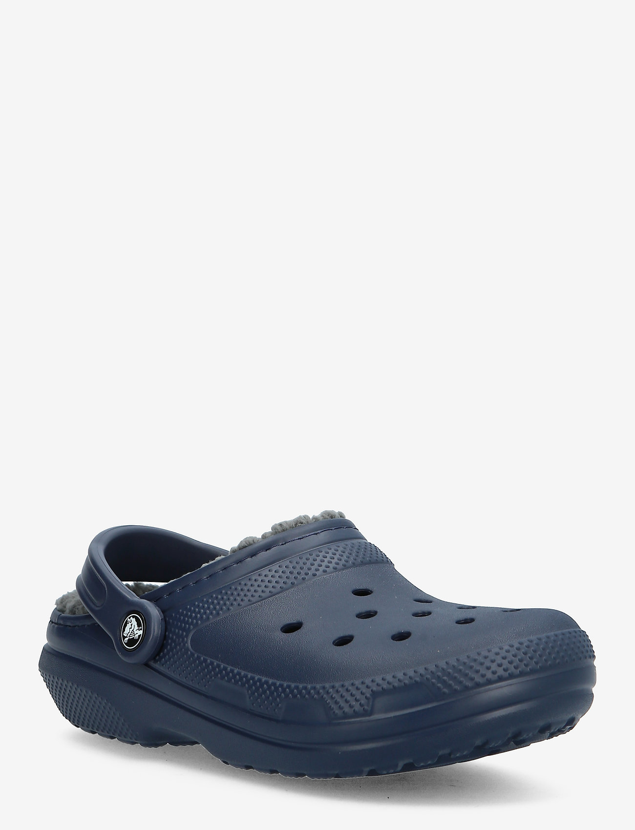 Crocs - Classic Lined Clog - flache pantoletten - navy/charcoal - 0