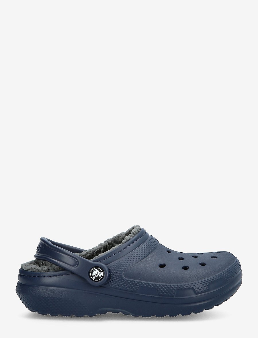 Crocs - Classic Lined Clog - pantoletten & clogs - navy/charcoal - 1