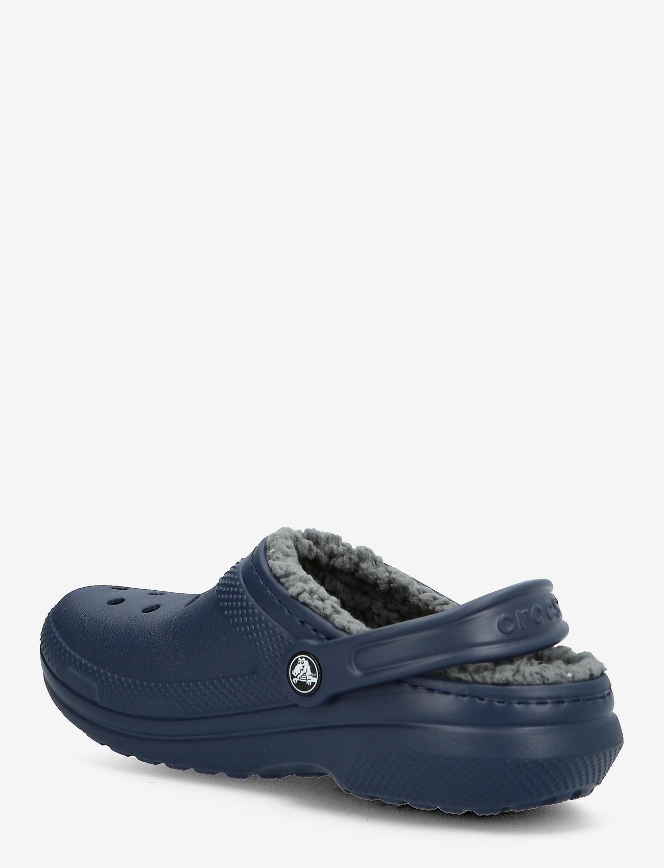 Crocs - Classic Lined Clog - flache pantoletten - navy/charcoal - 2