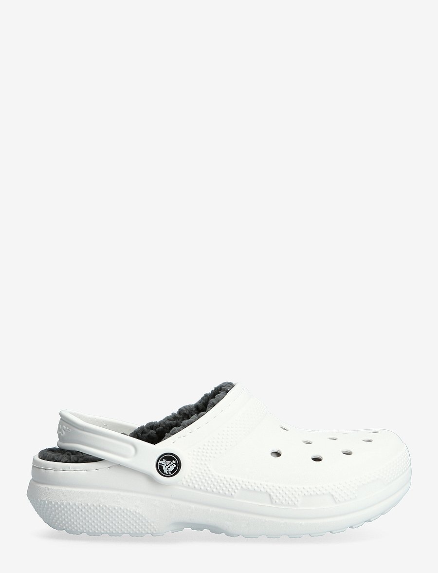Crocs - Classic Lined Clog - muula-kingad ja kotad - white/grey - 1