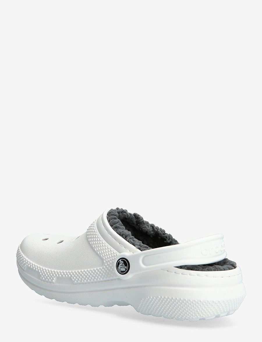 Crocs - Classic Lined Clog - muula-kingad ja kotad - white/grey - 2
