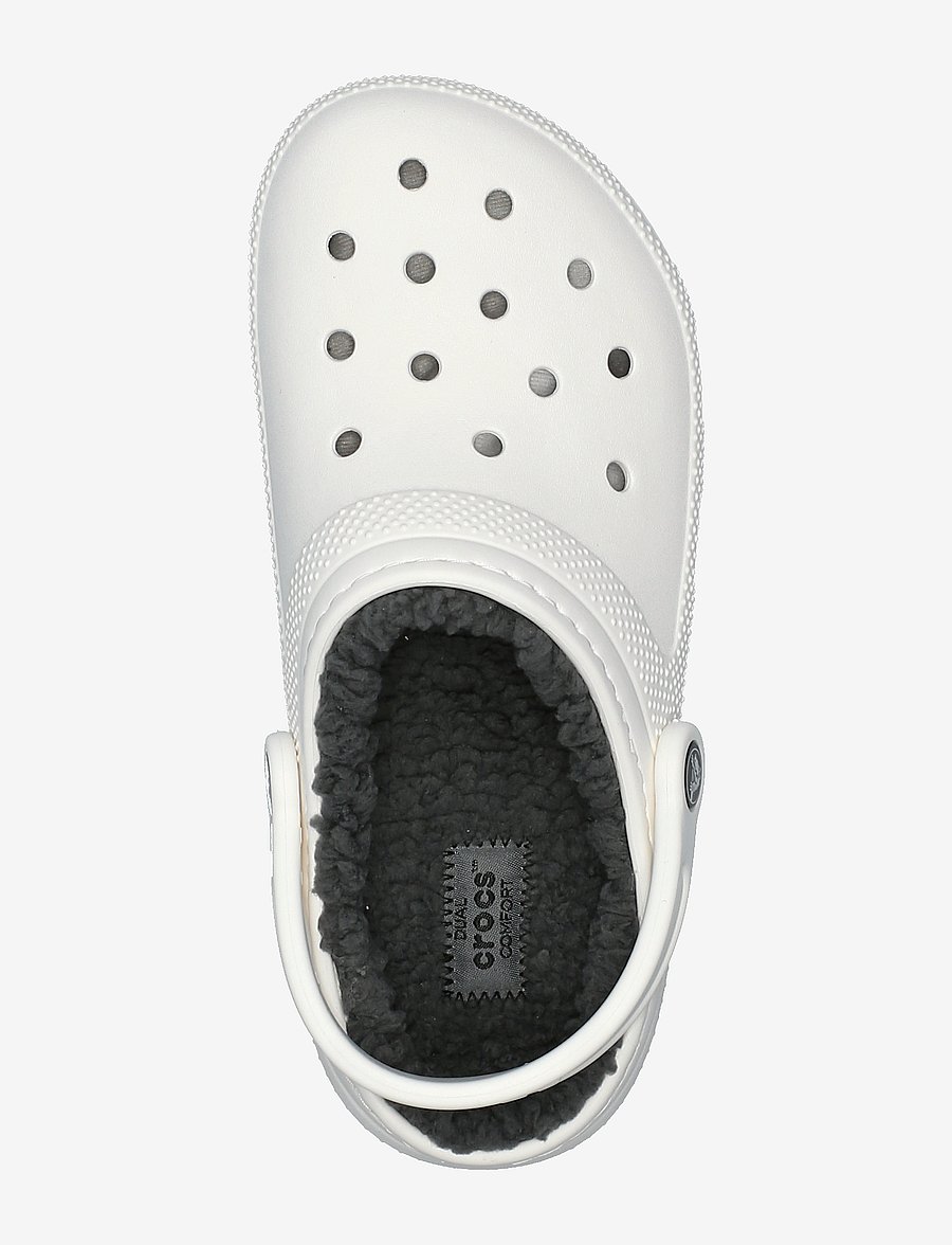 Crocs - Classic Lined Clog - muula-kingad ja kotad - white/grey - 3
