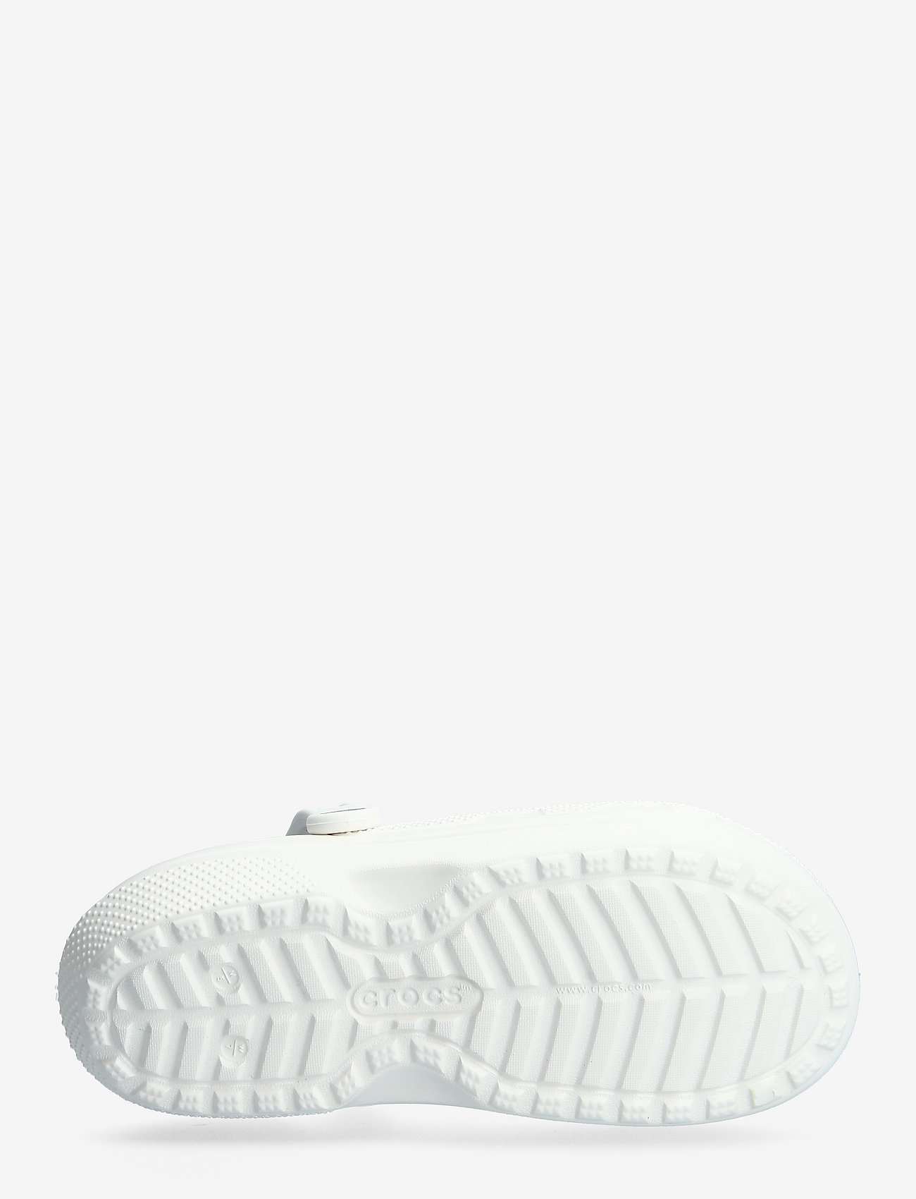 Crocs - Classic Lined Clog - kontsata muula-stiilid jalanõud - white/grey - 4