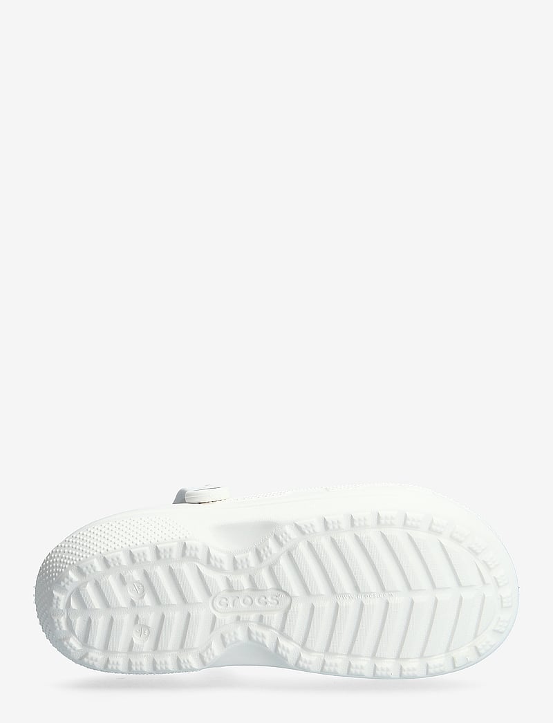 Crocs - Classic Lined Clog - tasapohjaiset pistokkaat - white/grey - 4