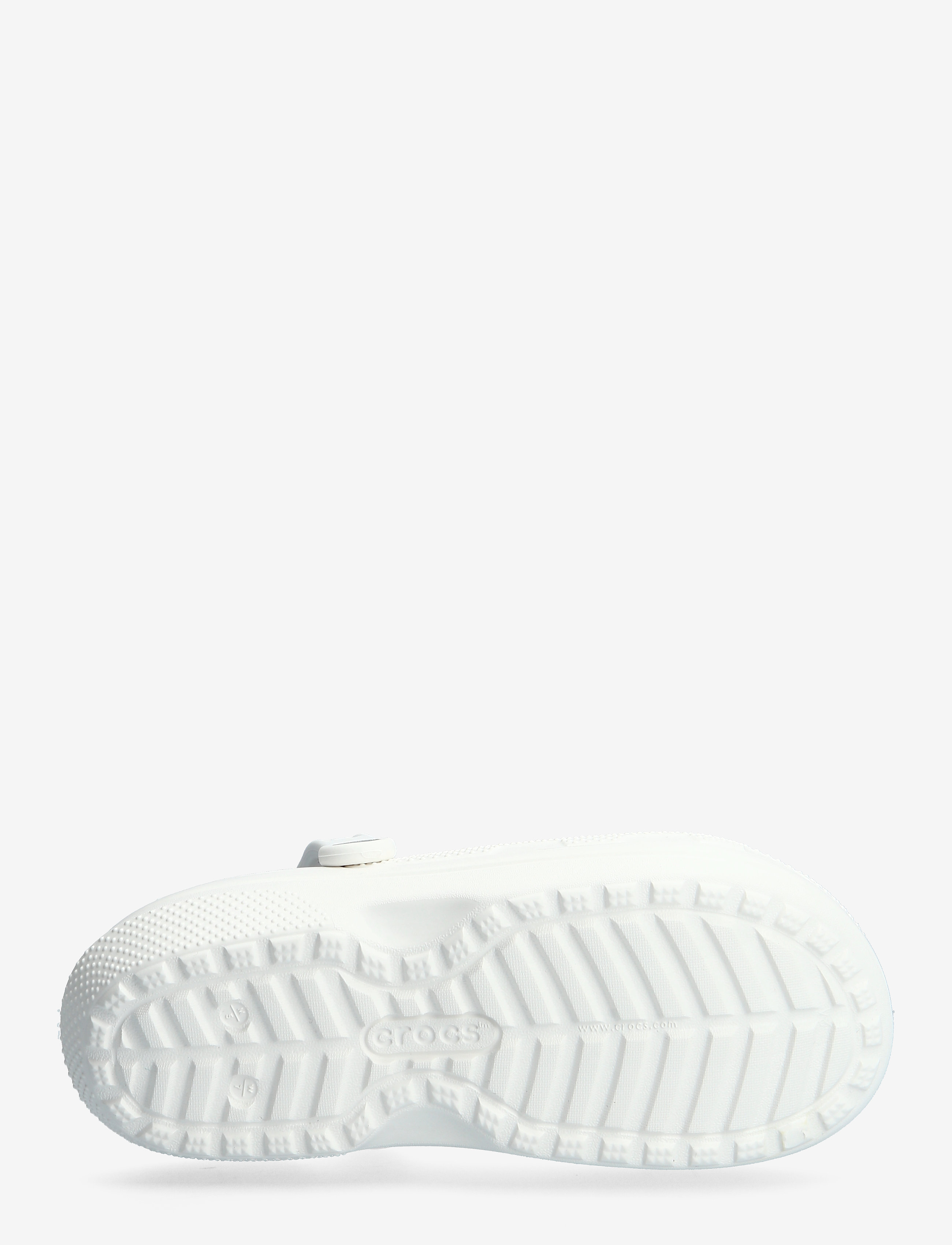 Crocs - Classic Lined Clog - flache pantoletten - white/grey - 4