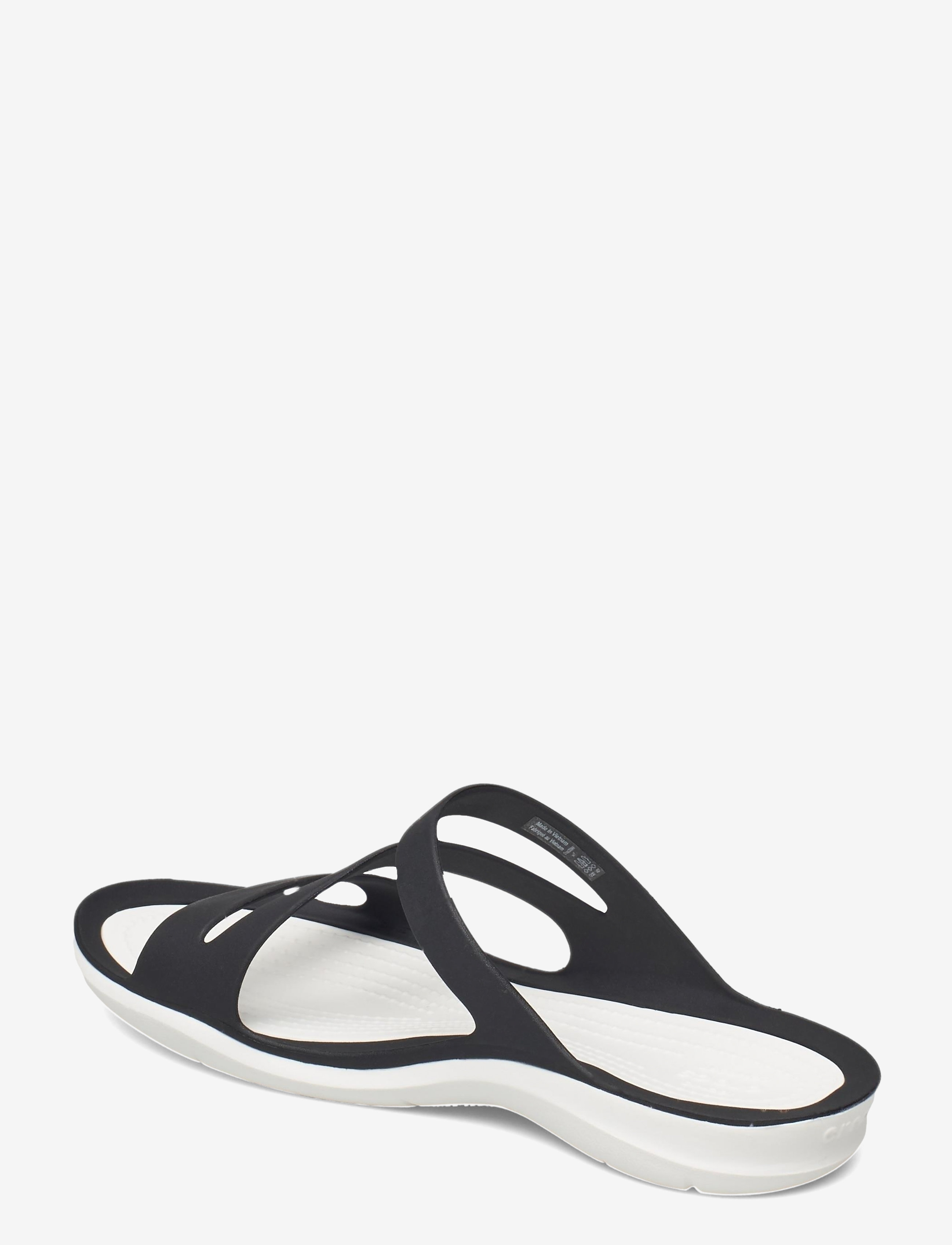 Crocs - Swiftwater Sandal W - badtofflor - black/white - 2