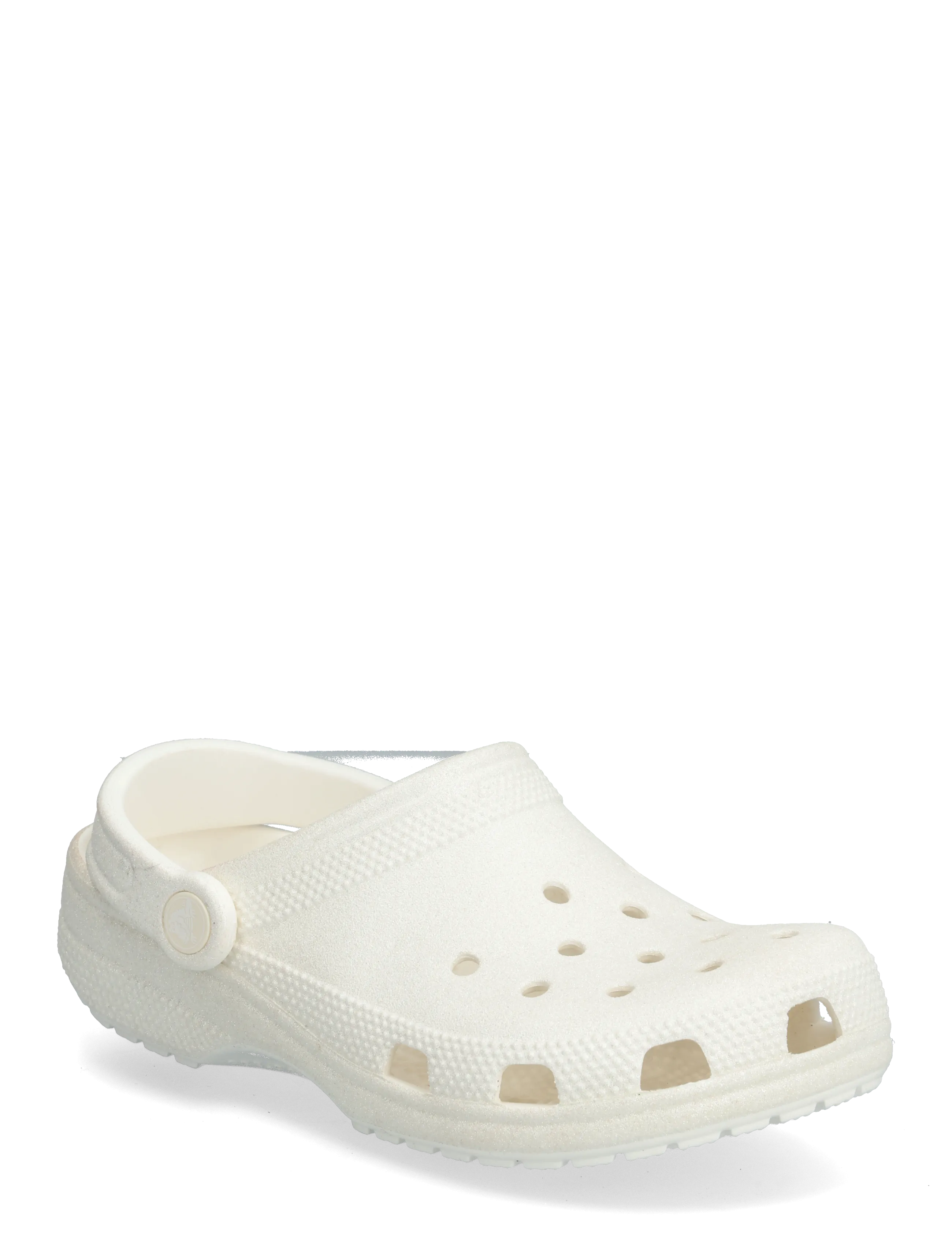Crocs Classic Glitter Clog, 36/37, Schuhe, Weiß - Slippers, Frauen