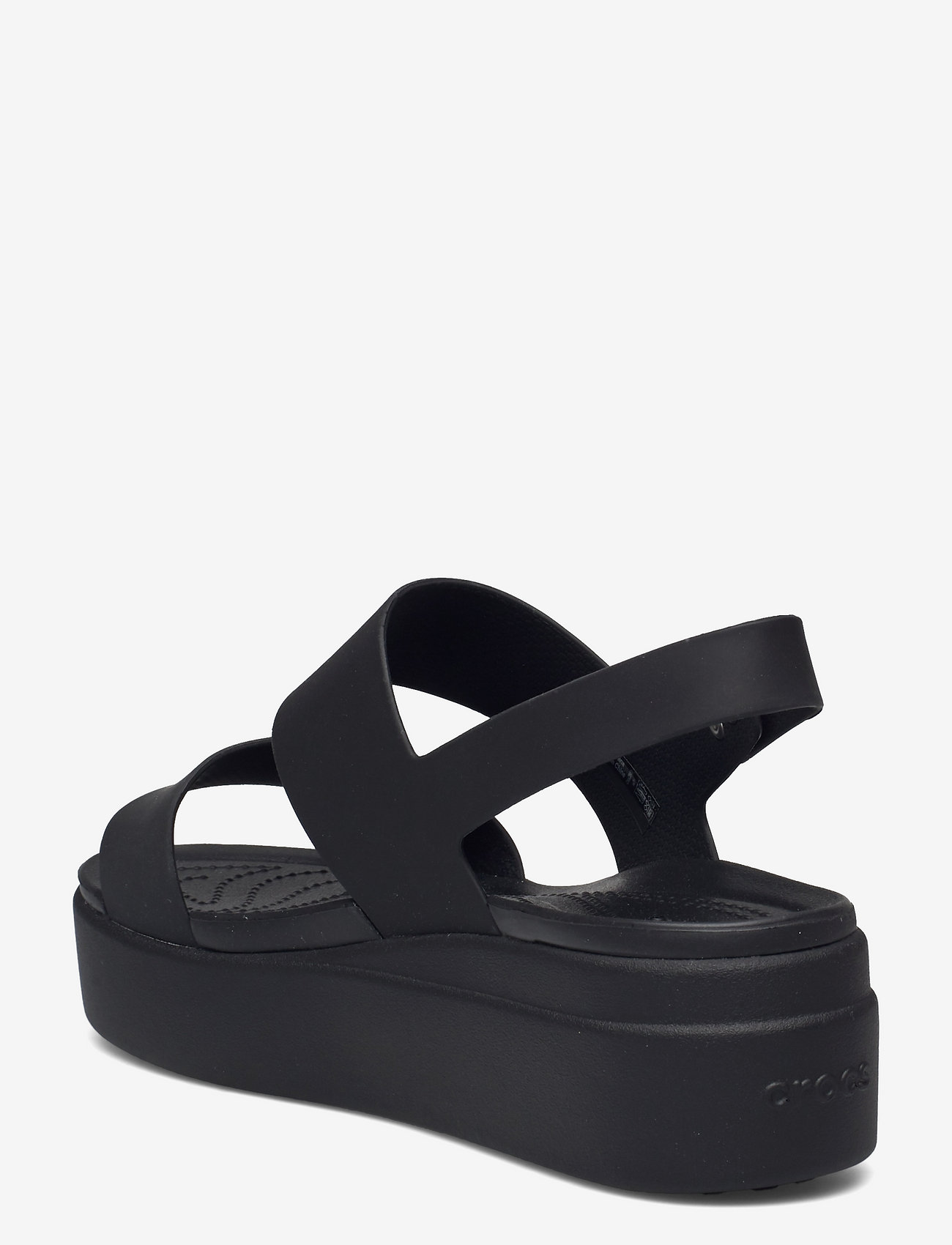 Crocs - Brooklyn Low Wedge - platformsandaler - black/black - 2