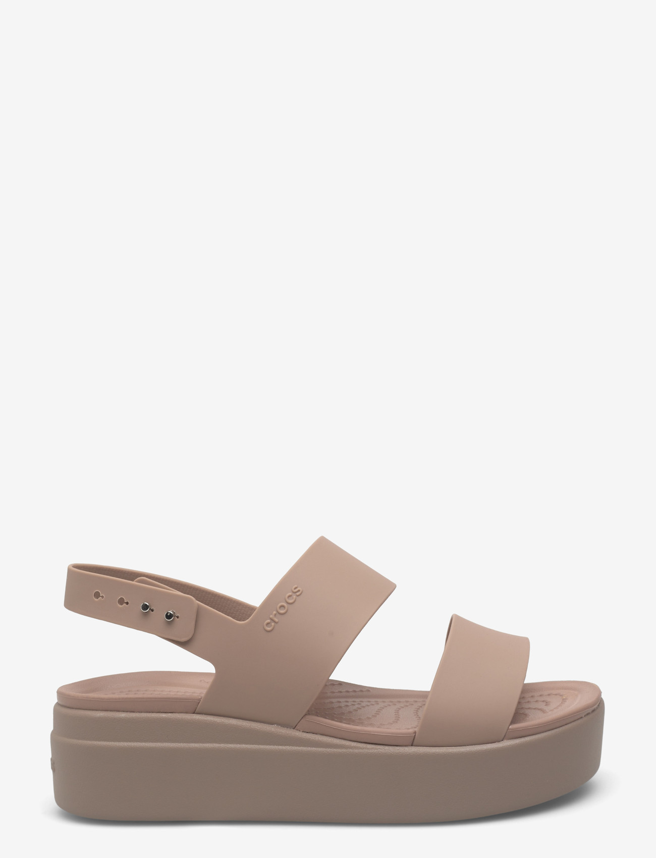 Crocs - Brooklyn Low Wedge - platform sandals - latte/mushroom - 1