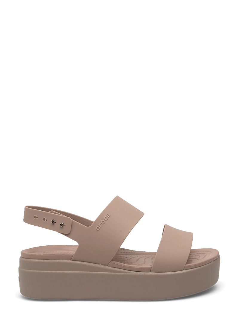 Crocs - Brooklyn Low Wedge - platform sandals - latte/mushroom - 1