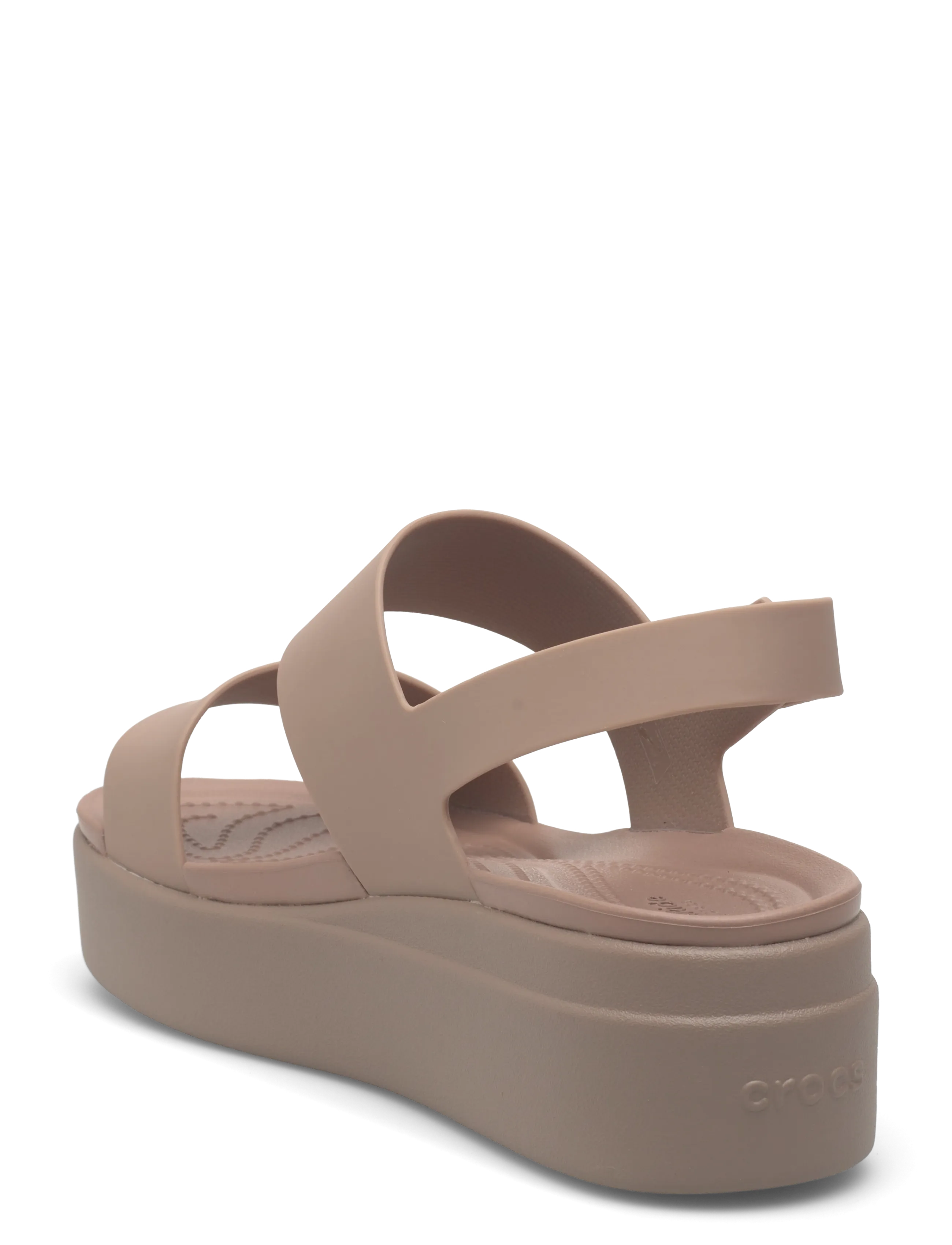 Crocs - Brooklyn Low Wedge - festtøj til outletpriser - latte/mushroom - 2