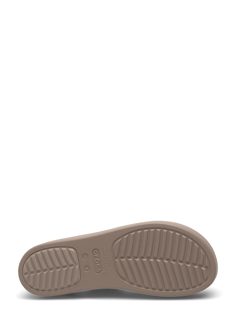 Crocs - Brooklyn Low Wedge - platåsandaler - latte/mushroom - 4