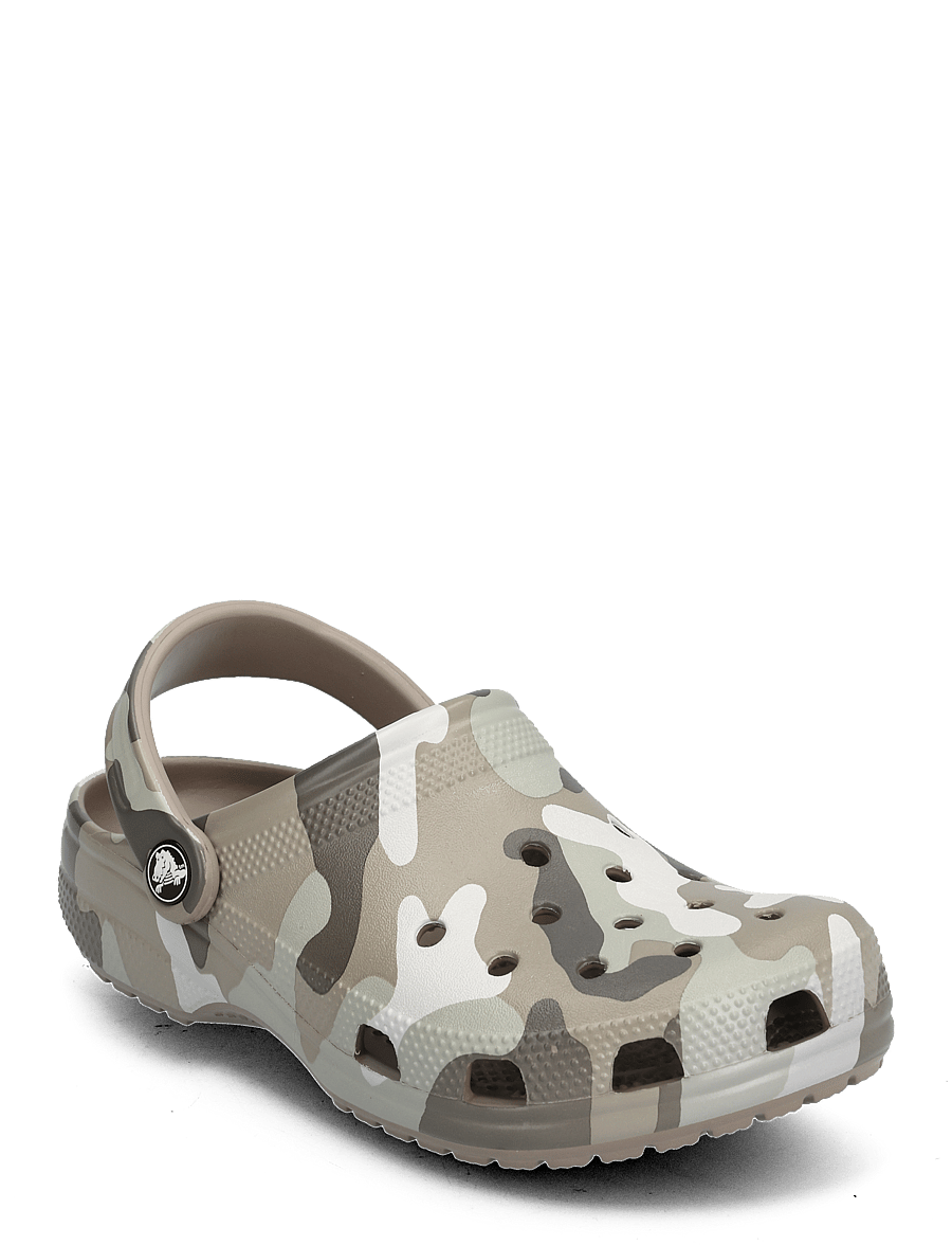 Crocs - Classic Printed Camo Clog - mushroom/multi - 0