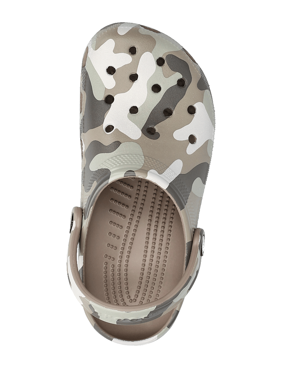 Crocs - Classic Printed Camo Clog - mushroom/multi - 3