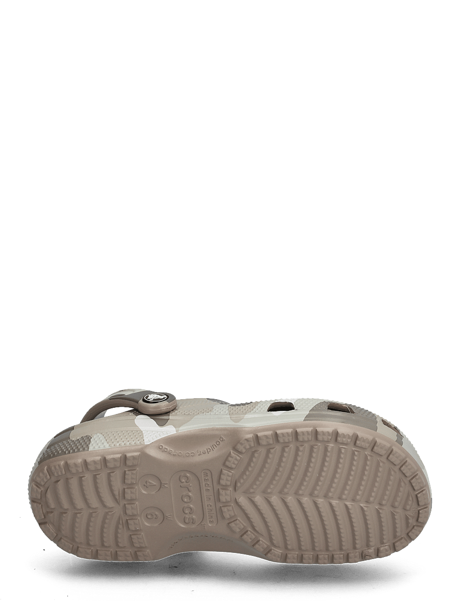 Crocs - Classic Printed Camo Clog - mushroom/multi - 4