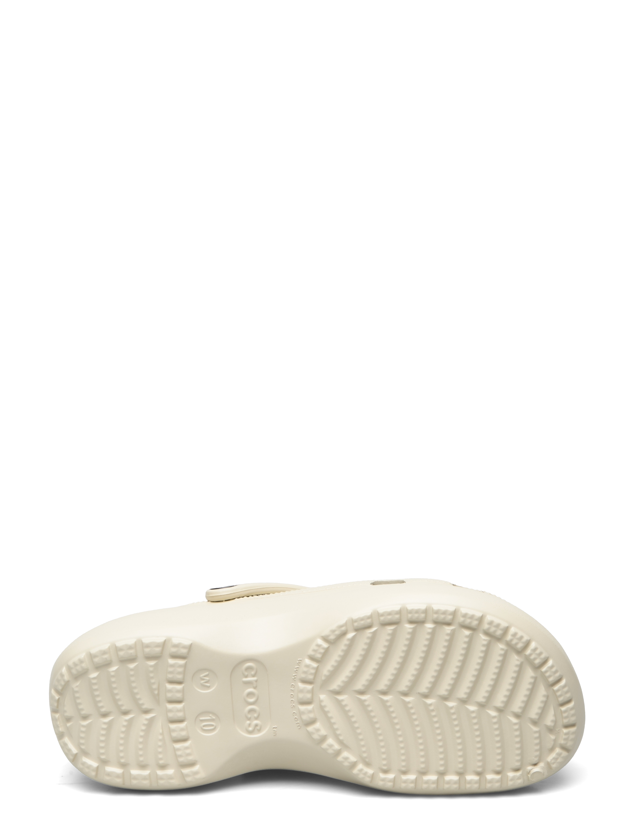 Crocs - Classic Platform Clog W - clogs - bone - 4