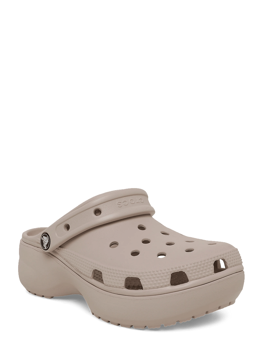 Crocs - Classic Platform Clog W - clogs - cocoa cream - 0
