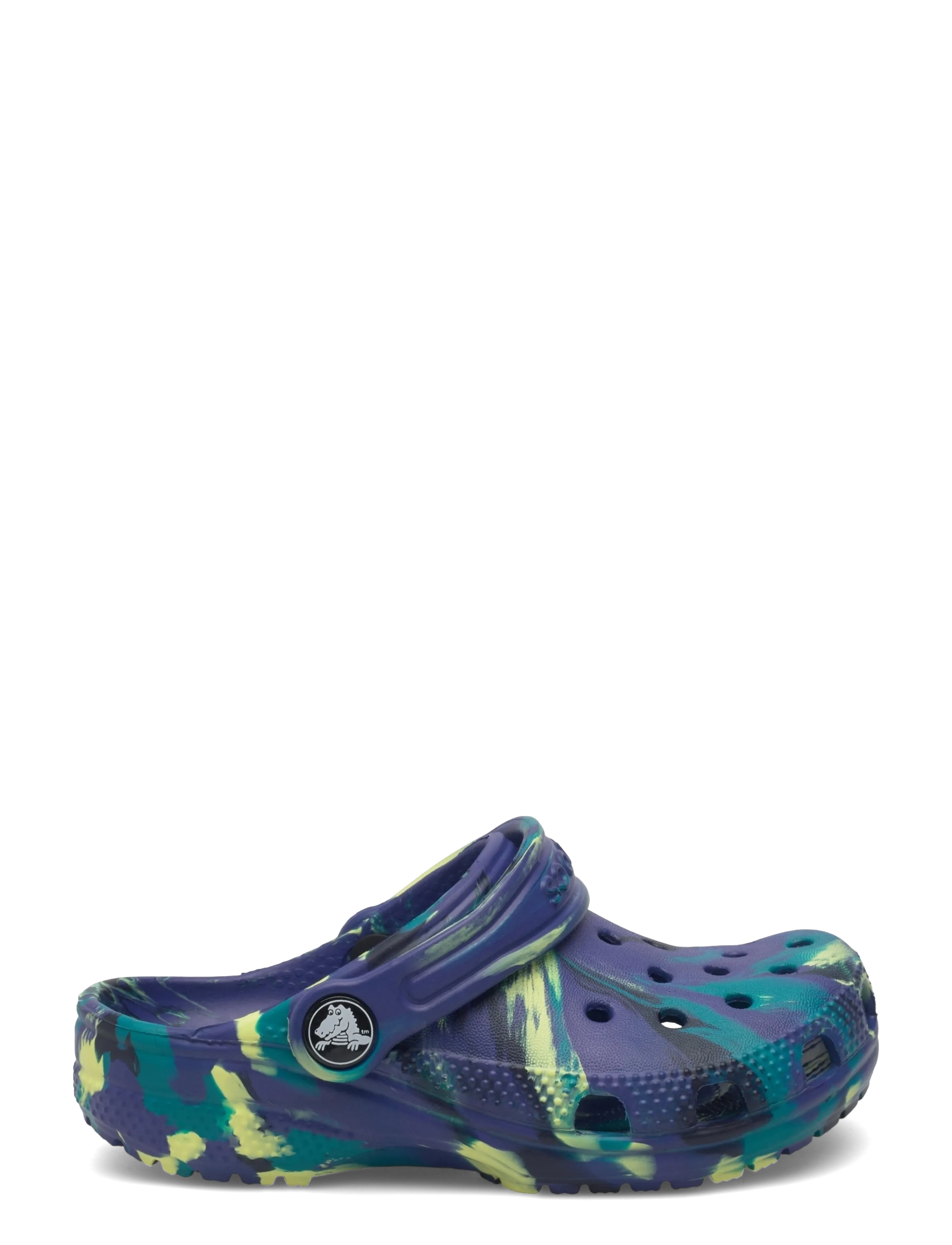 Crocs - Classic Marbled Clog T - clogs - navy/turbo teal - 1