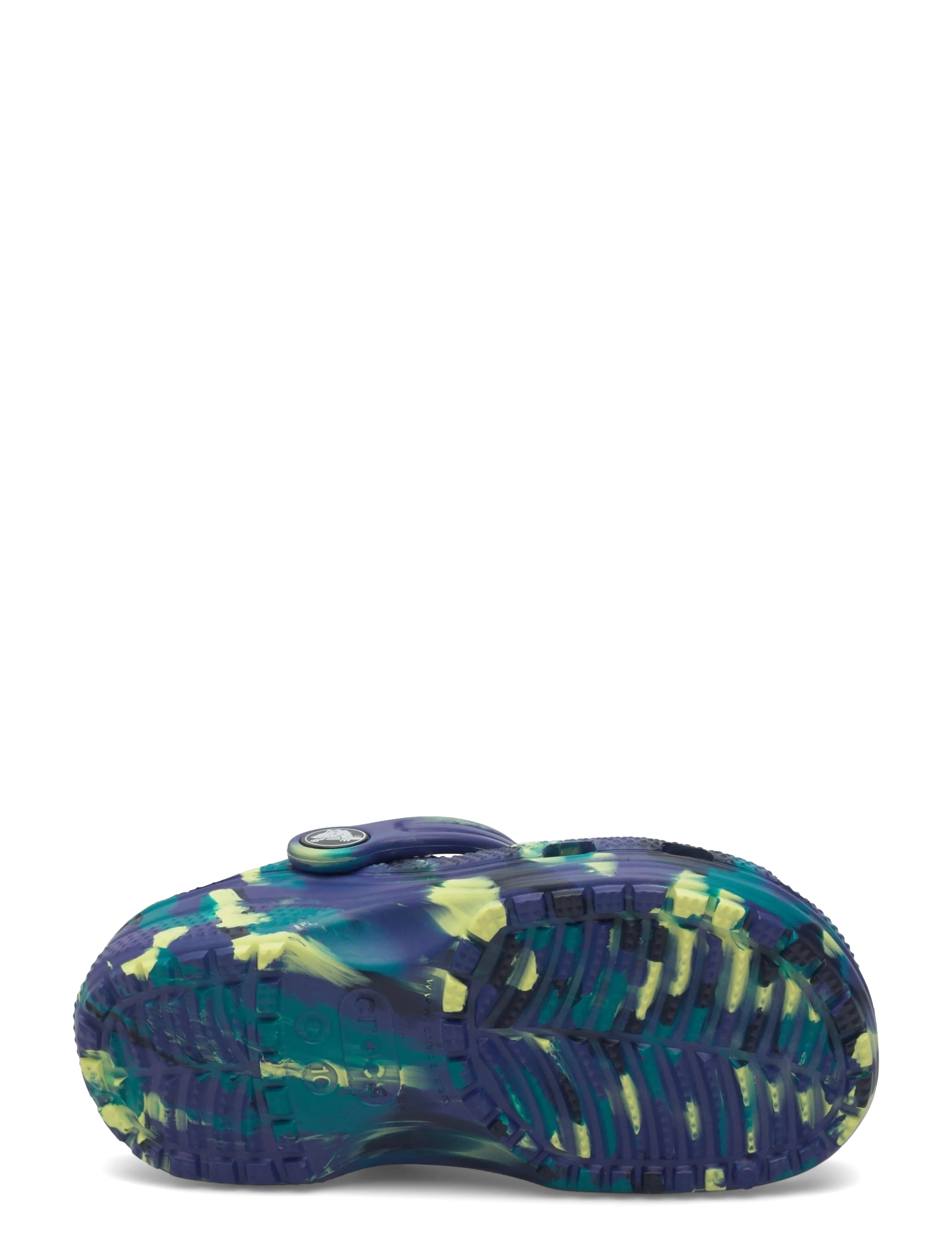 Crocs - Classic Marbled Clog T - clogs - navy/turbo teal - 4