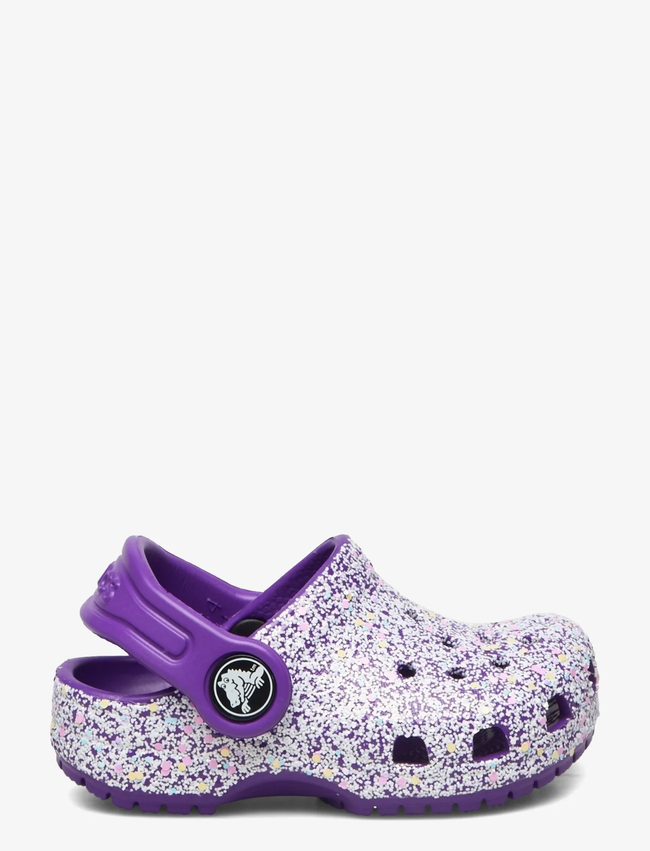 Crocs - Classic Glitter Clog T - vasaras piedāvājumi - neon purple/multi - 1