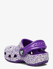 Crocs - Classic Glitter Clog T - gode sommertilbud - neon purple/multi - 2