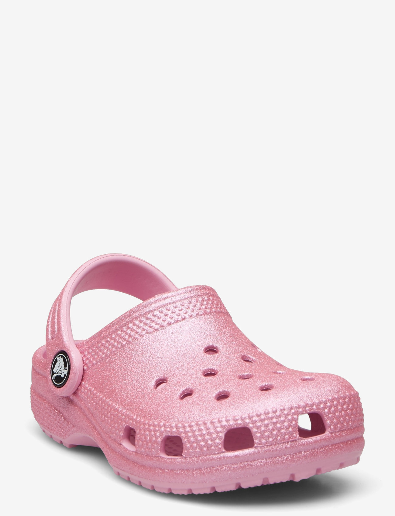 Crocs - Classic Glitter Clog T - kids - pink tweed glitter - 0