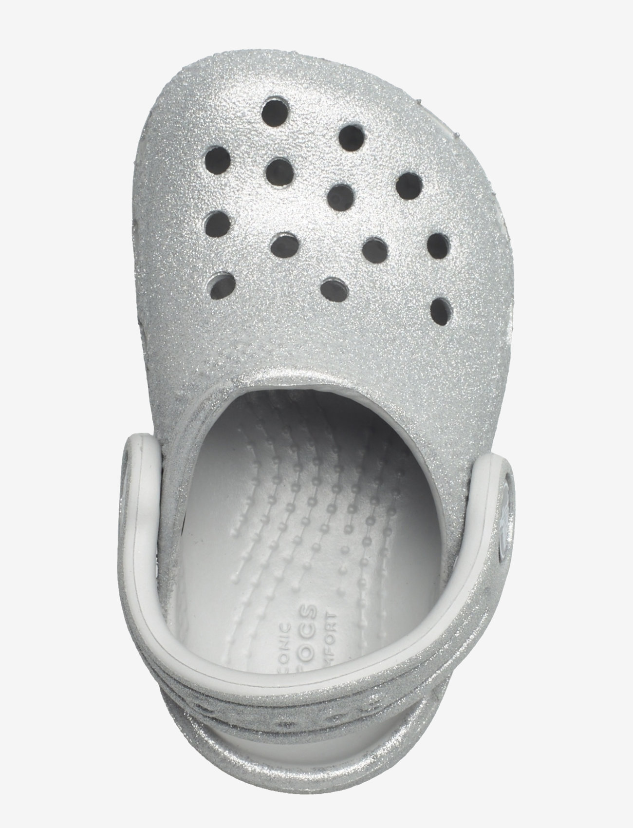 Crocs - Classic Glitter Clog T - madalaimad hinnad - silver glitter - 3