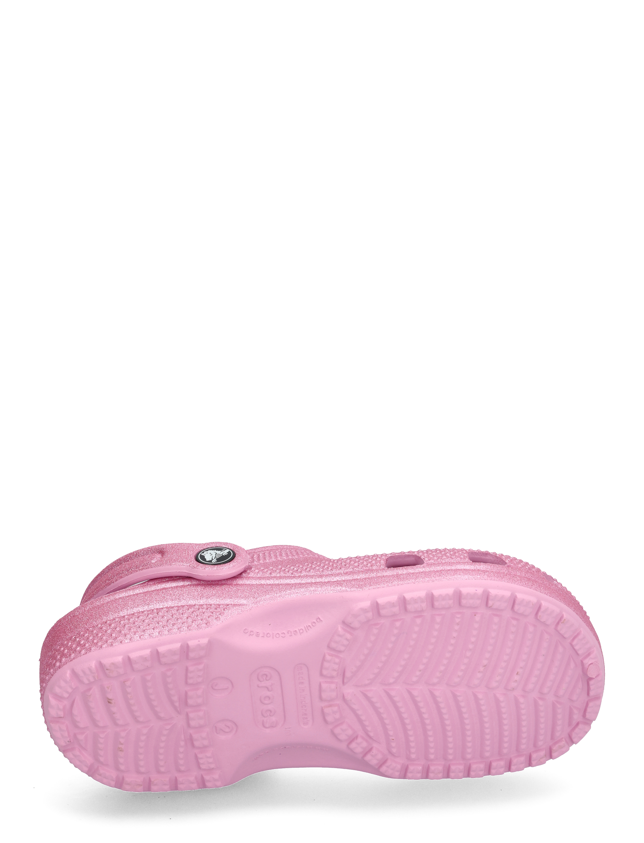 Crocs - Classic Glitter Clog K - gode sommertilbud - pink tweed glitter - 4