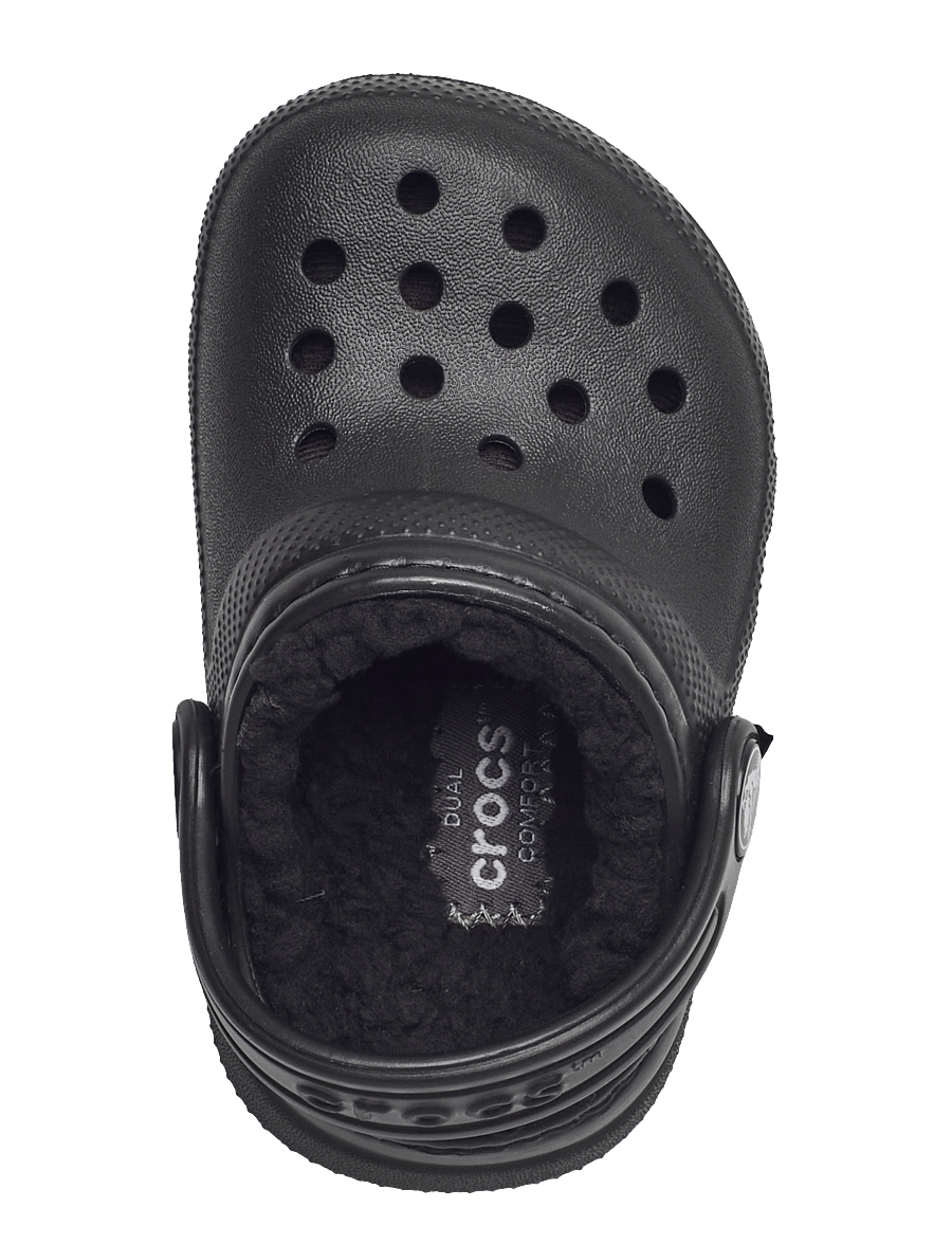 Crocs - Classic Lined Clog T - clogs - black/black - 3