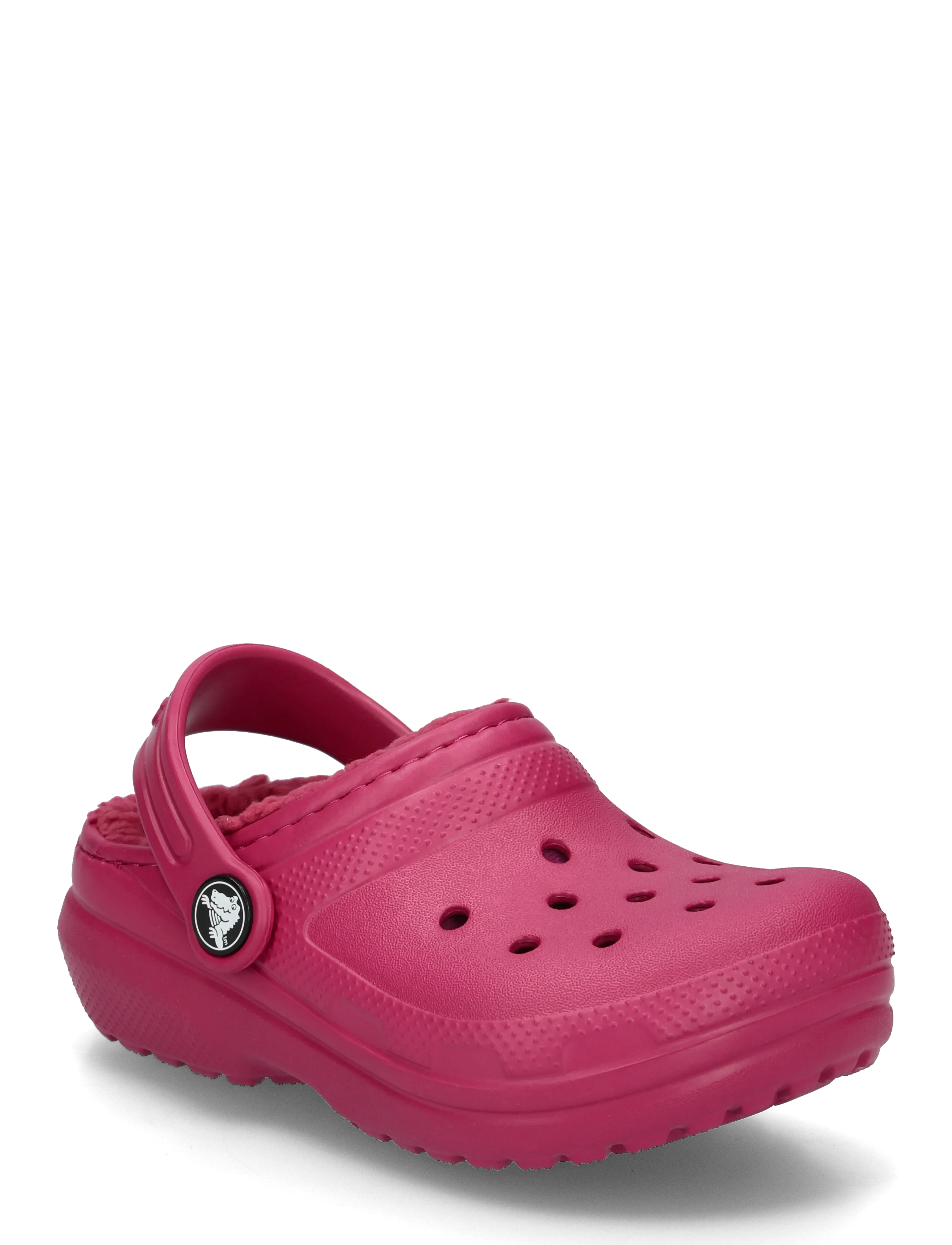 Crocs Classic Lined Clog T - Schuhe - ROYAL PINK / pink/rose