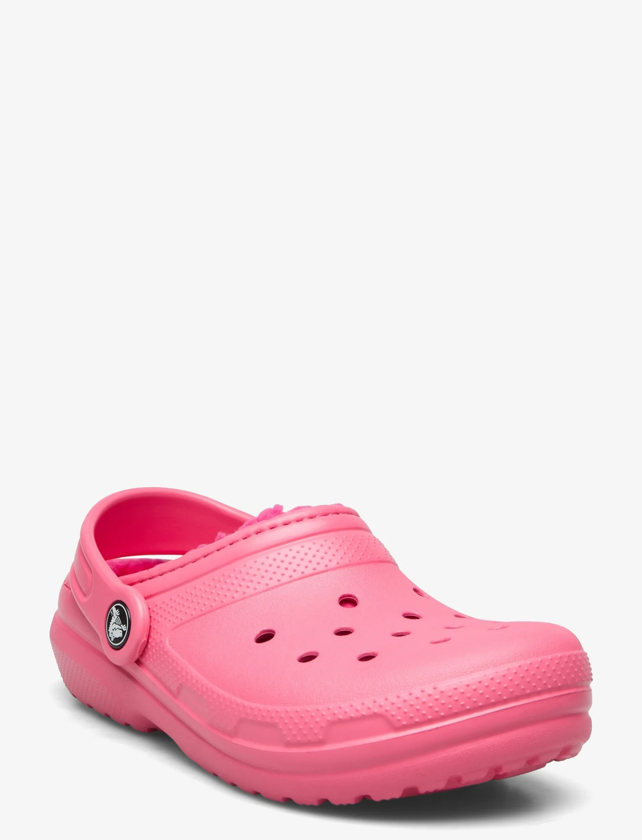 Crocs - Classic Lined Clog K - suvised sooduspakkumised - hyper pink - 0
