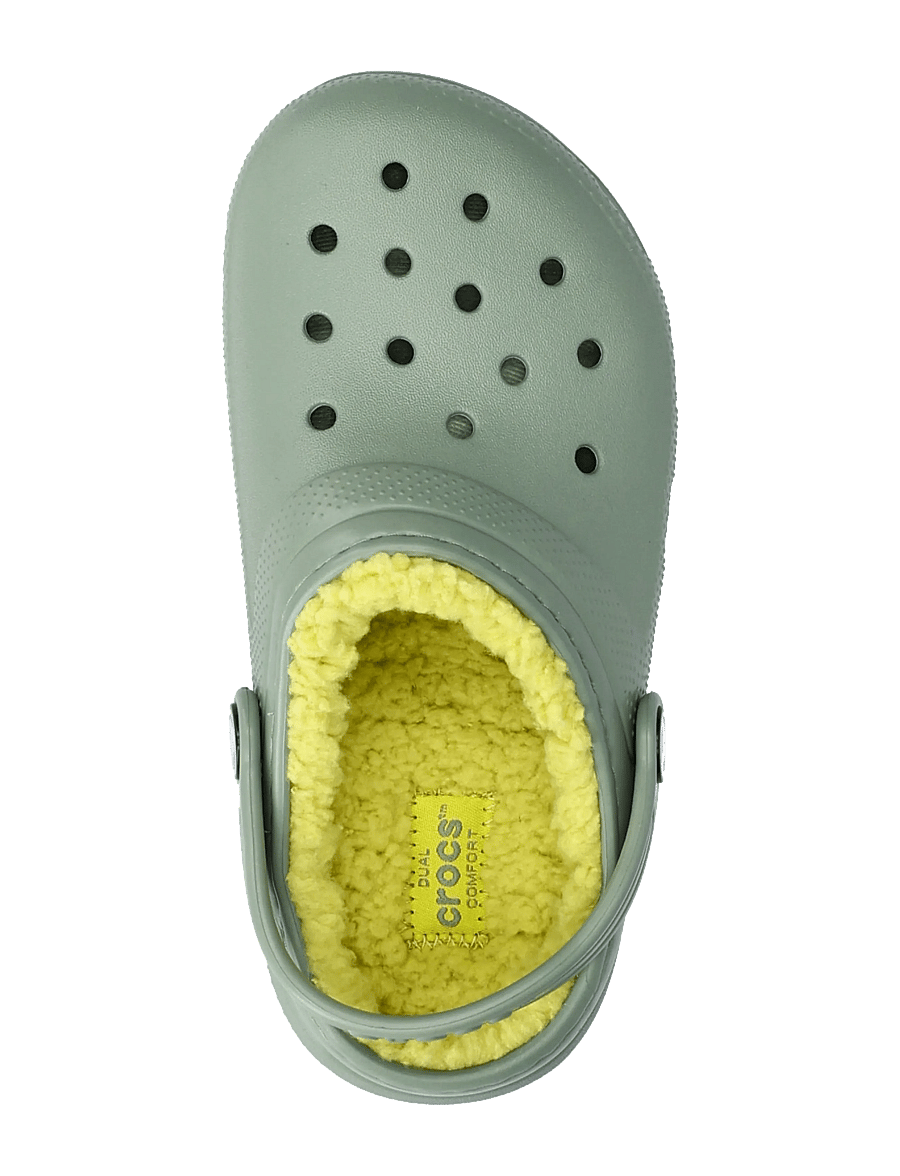 Crocs - Classic Lined Clog K - clogs - moss - 3