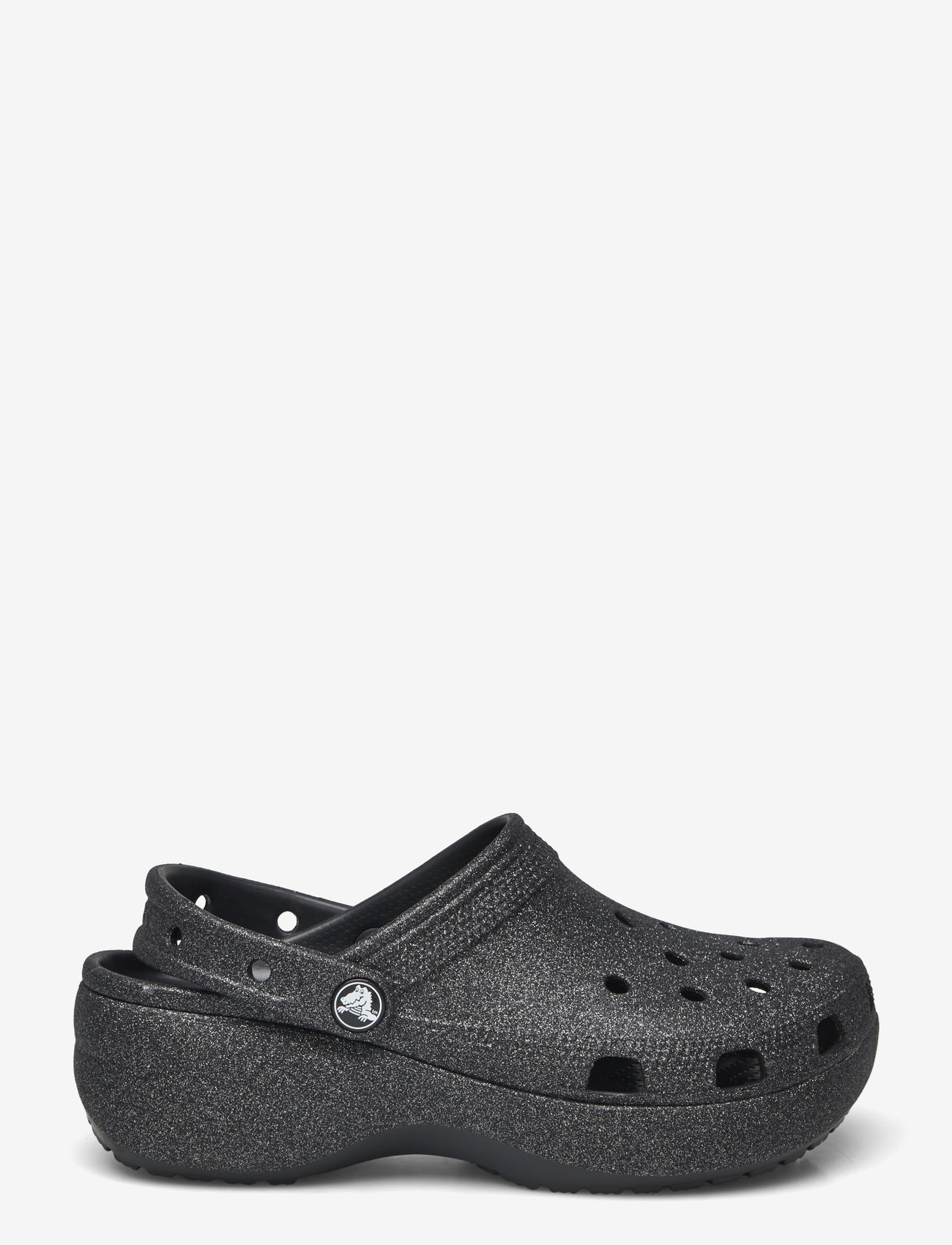 Crocs - Classic Platform Glitter ClogW - plateau-sandalen - black - 1