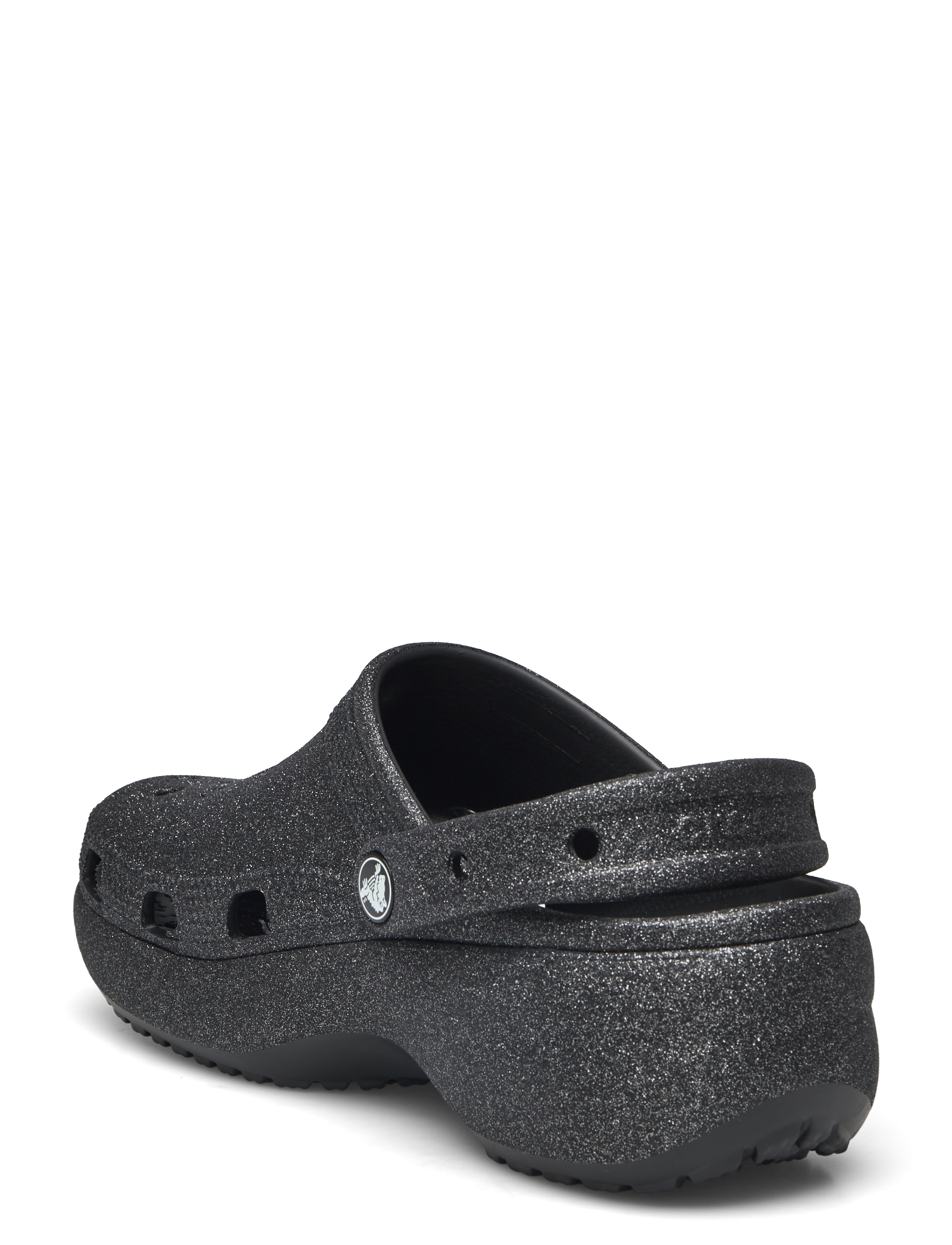 Crocs - Classic Platform Glitter ClogW - platvorm sandaalid - black - 2