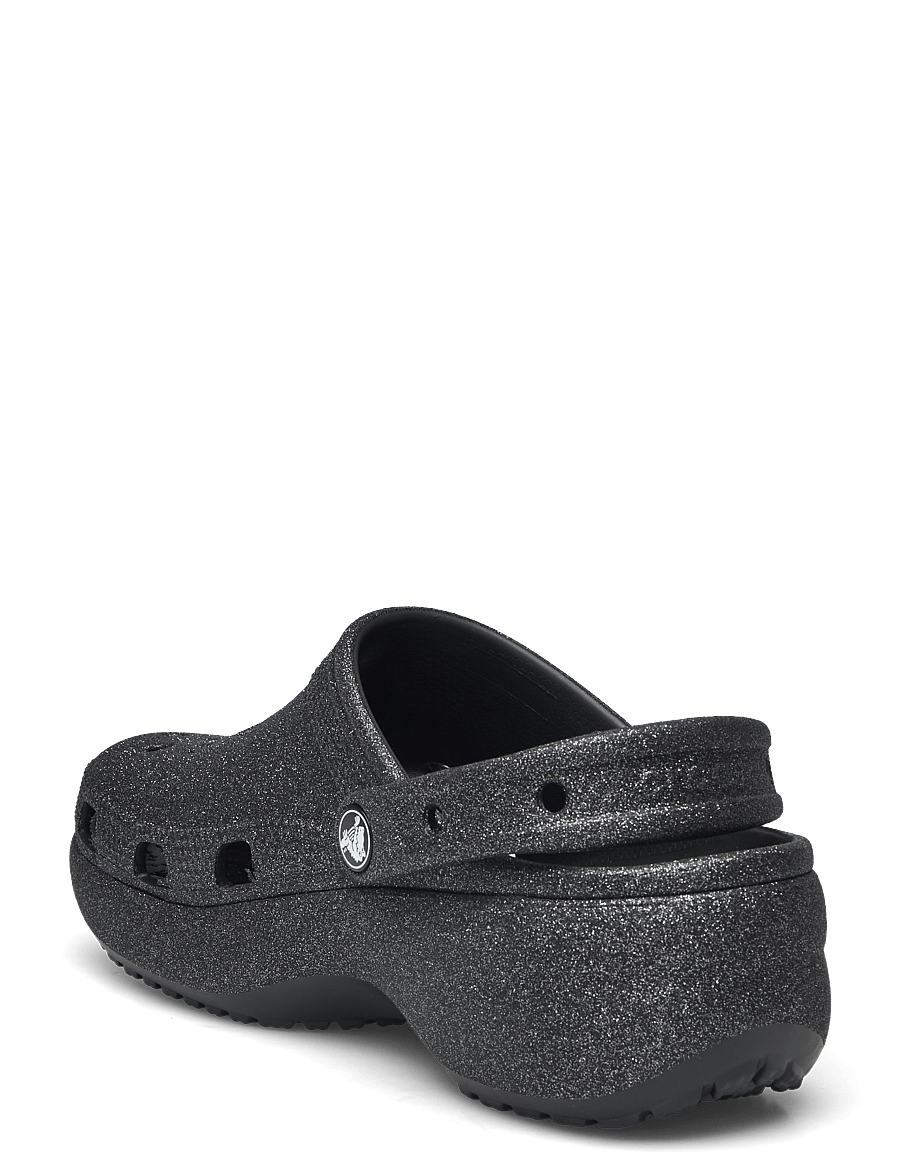 Crocs - Classic Platform Glitter ClogW - sandały na platformie - black - 2