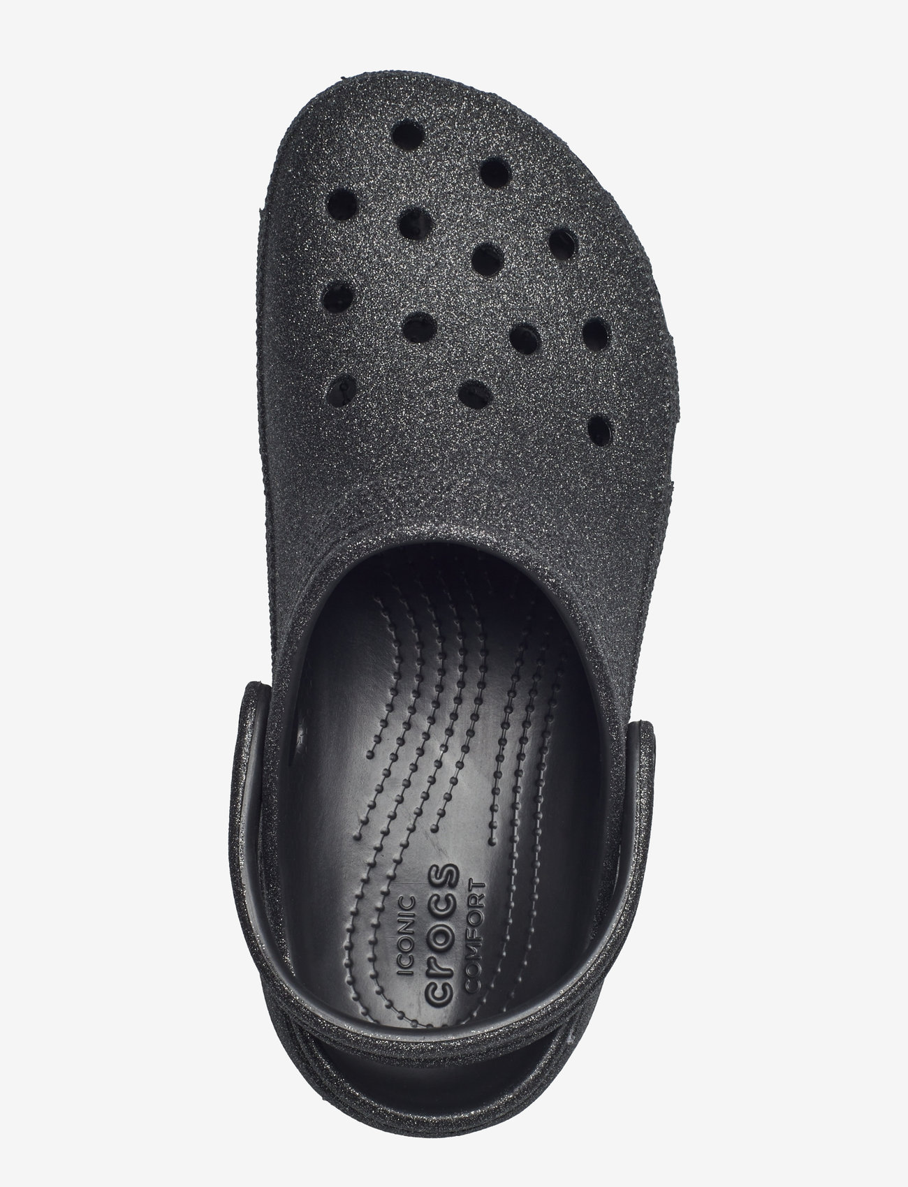 Crocs - Classic Platform Glitter ClogW - plateau-sandalen - black - 3