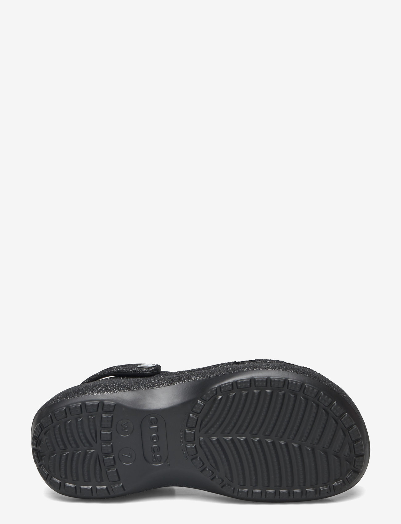 Crocs - Classic Platform Glitter ClogW - plateau-sandalen - black - 4
