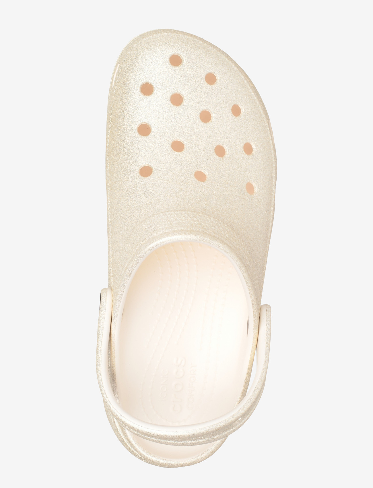Crocs - Classic Platform Glitter ClogW - platformsandaler - chalk - 3