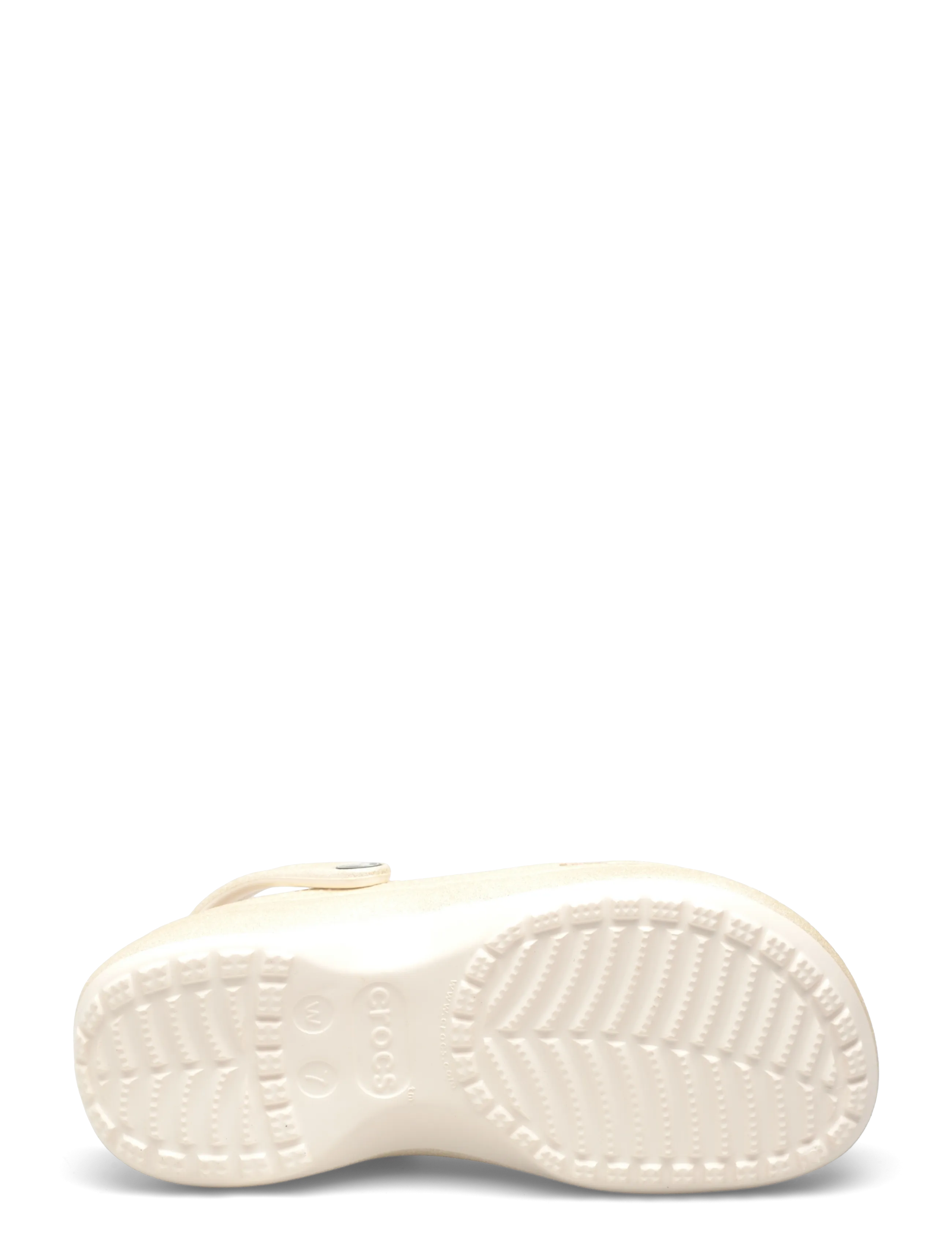Crocs - Classic Platform Glitter ClogW - plateau-sandalen - chalk - 4